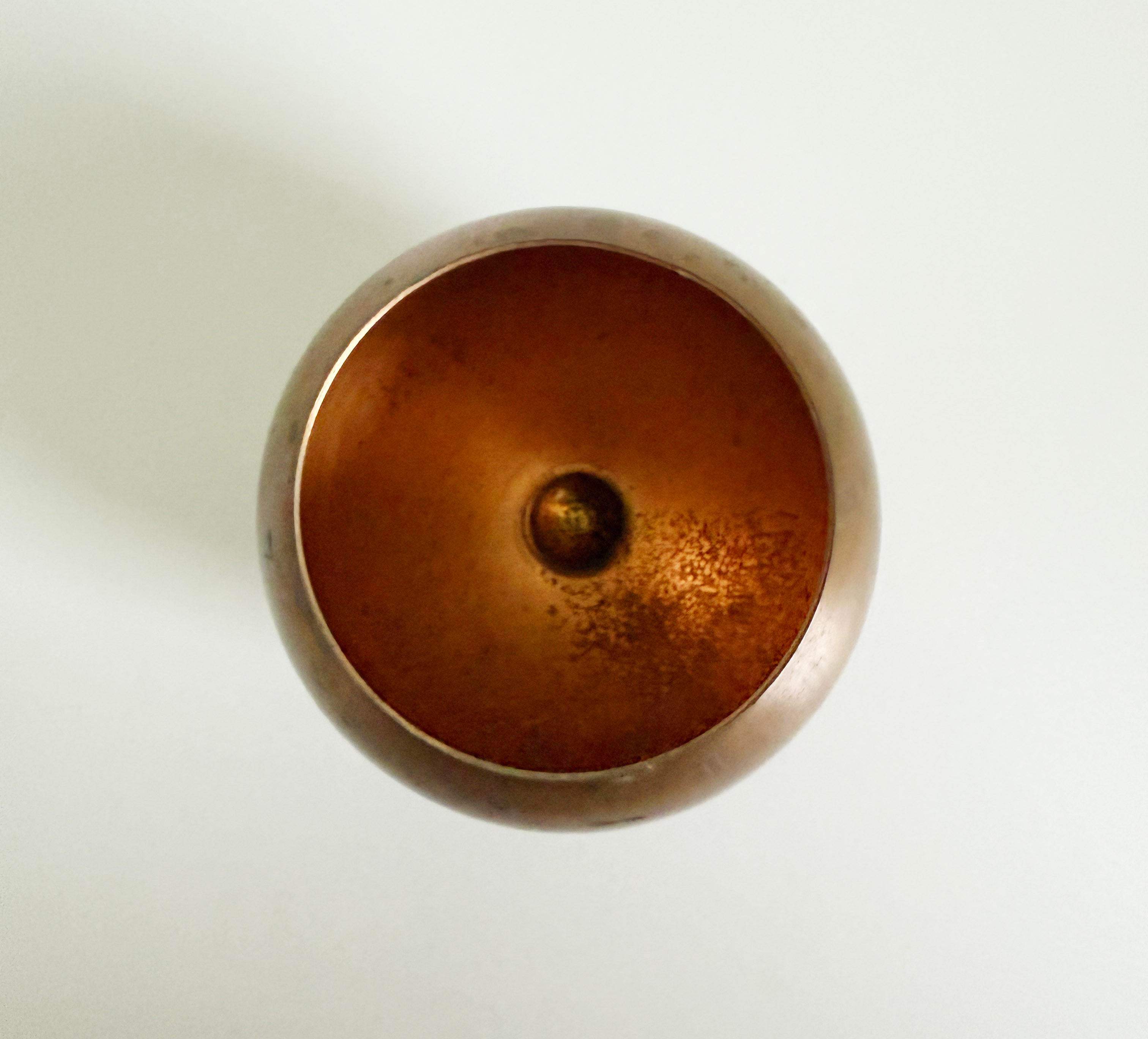 1930s Art Deco Copper Cigarette Holder by Chase