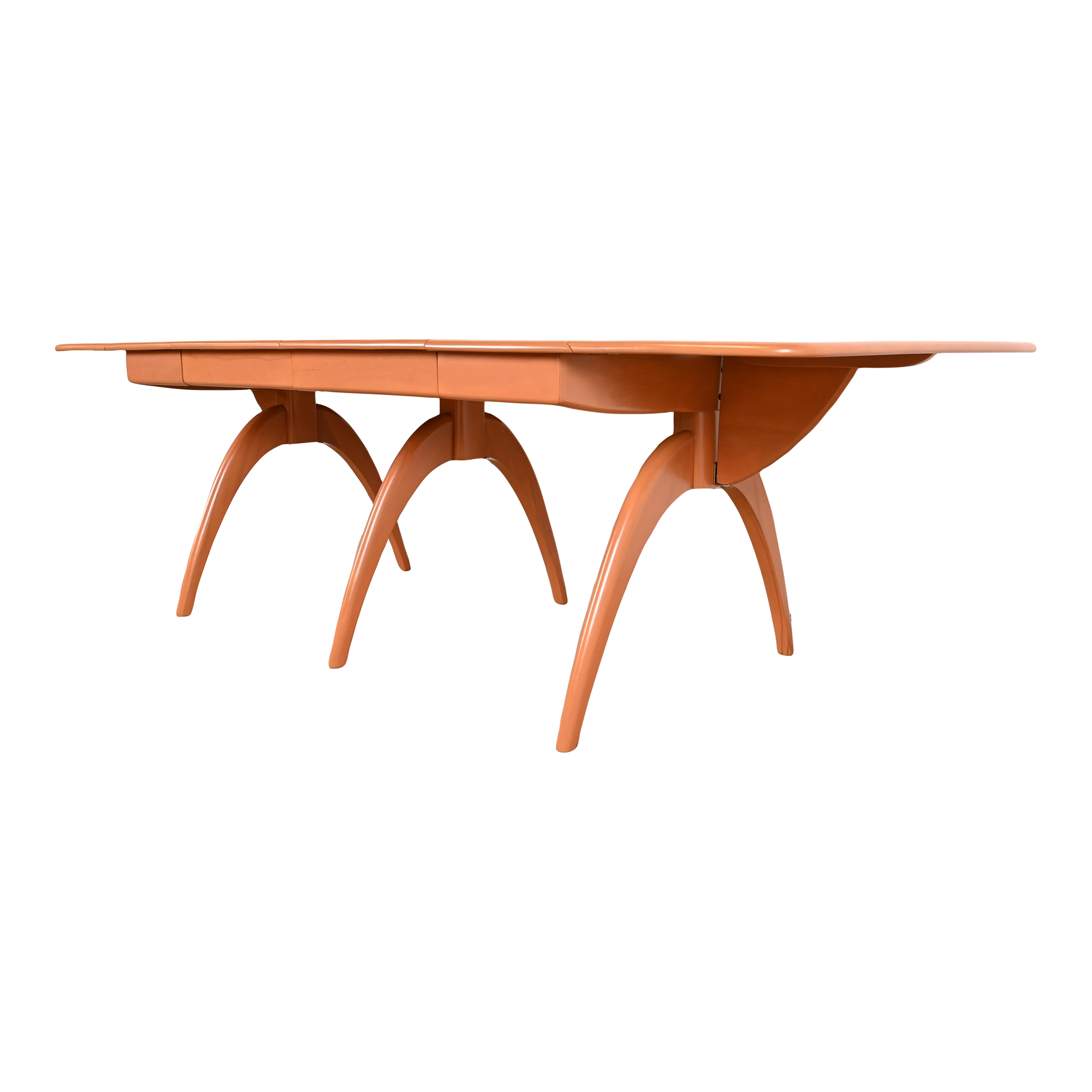 Heywood Wakefield MidCentury Modern Solid Maple Wishbone Extension