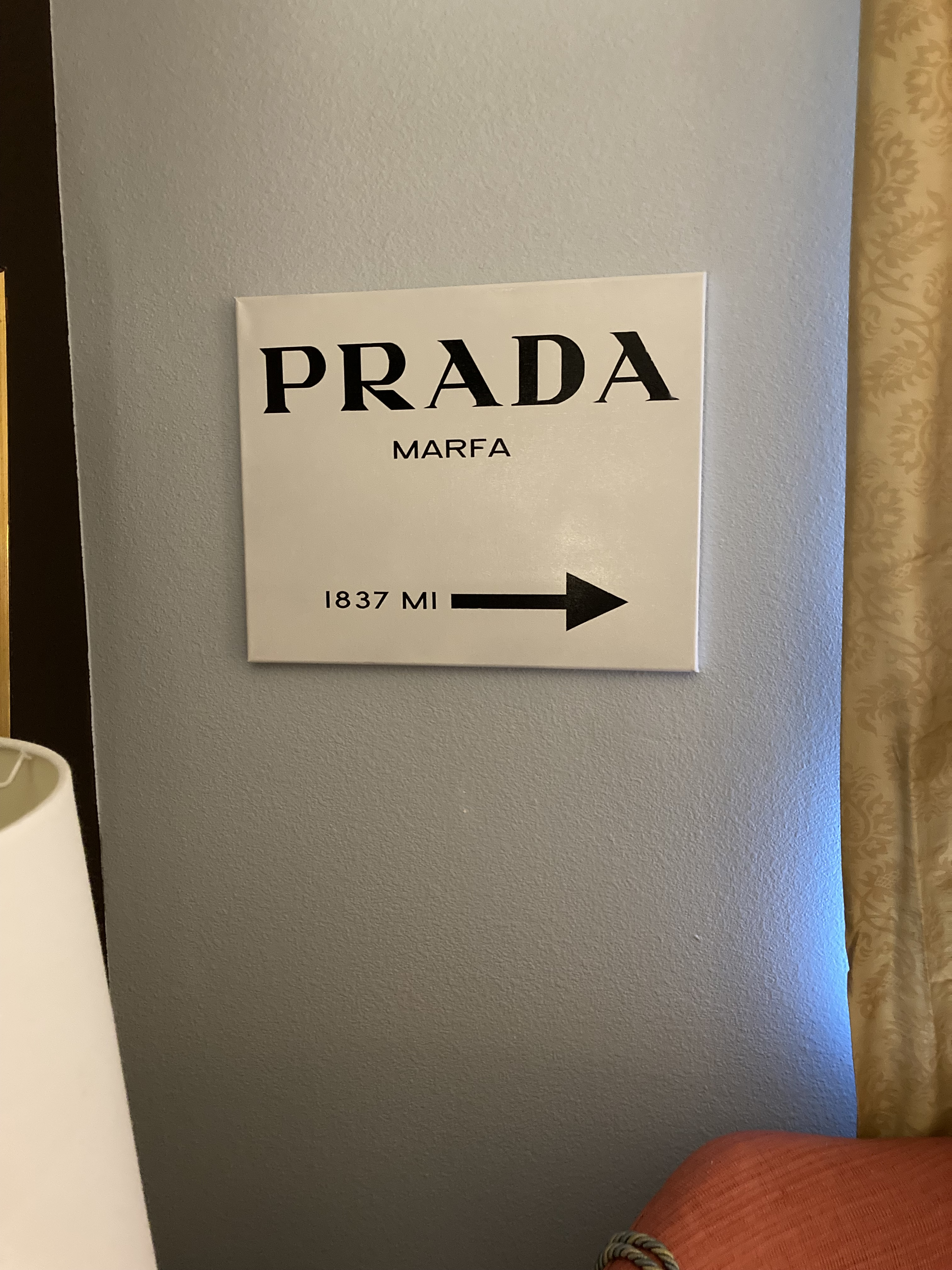 PRADA MARFA サイン アート　アートパネル PRADA MARFA サイン アート アートパネル