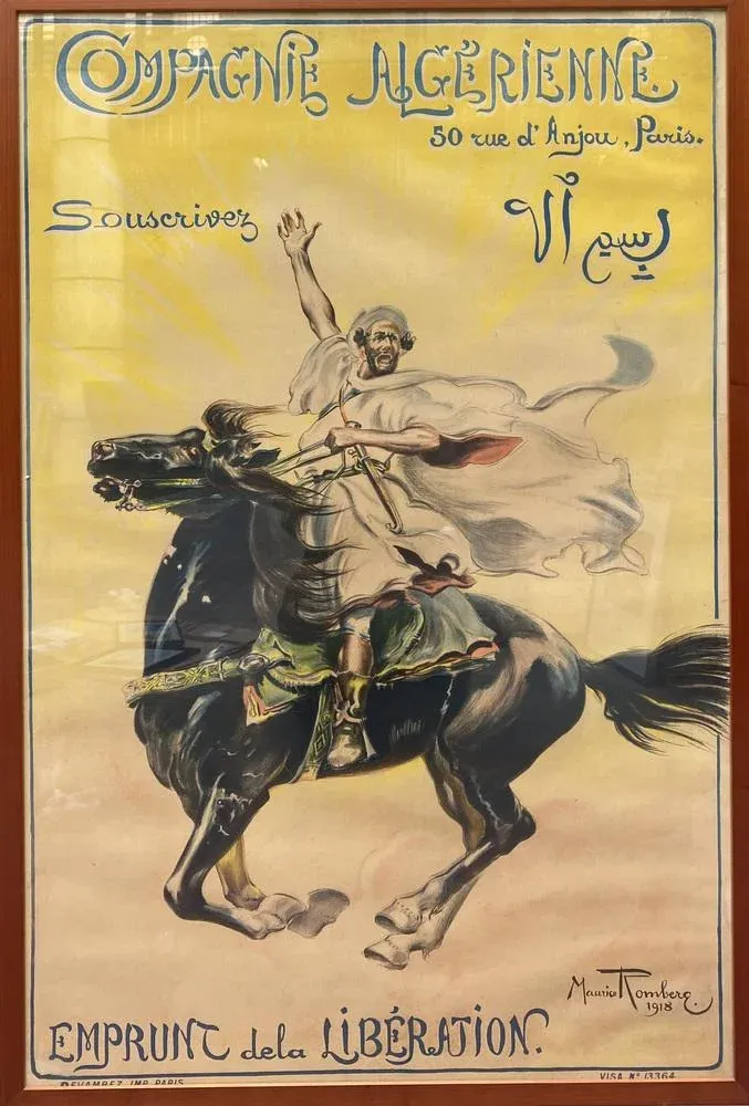 Compagnie Algérienne Poster by Maurice Romberg, 1918