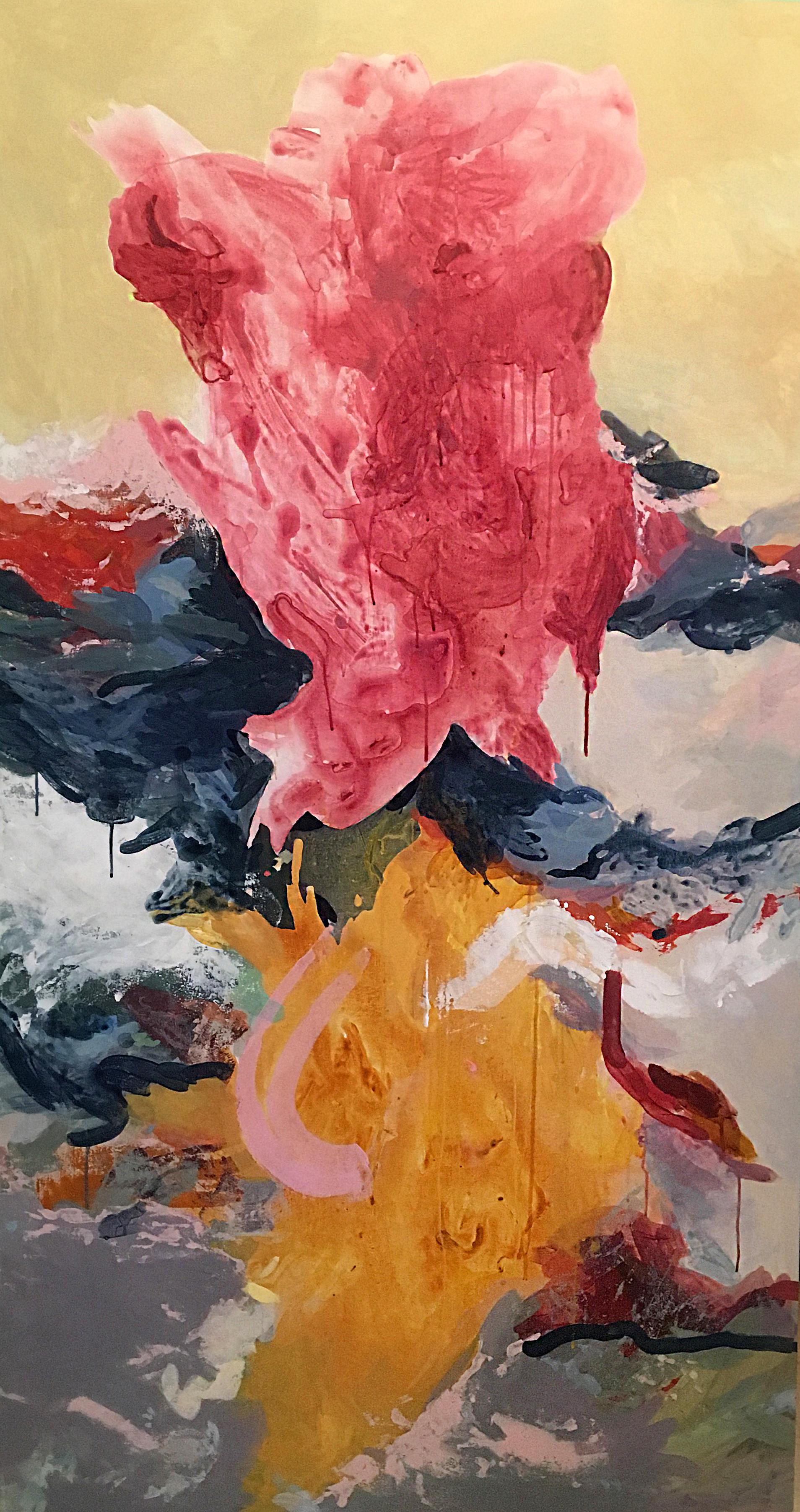 "Love" Acrylic Painting on Canvas 2018 Chairish