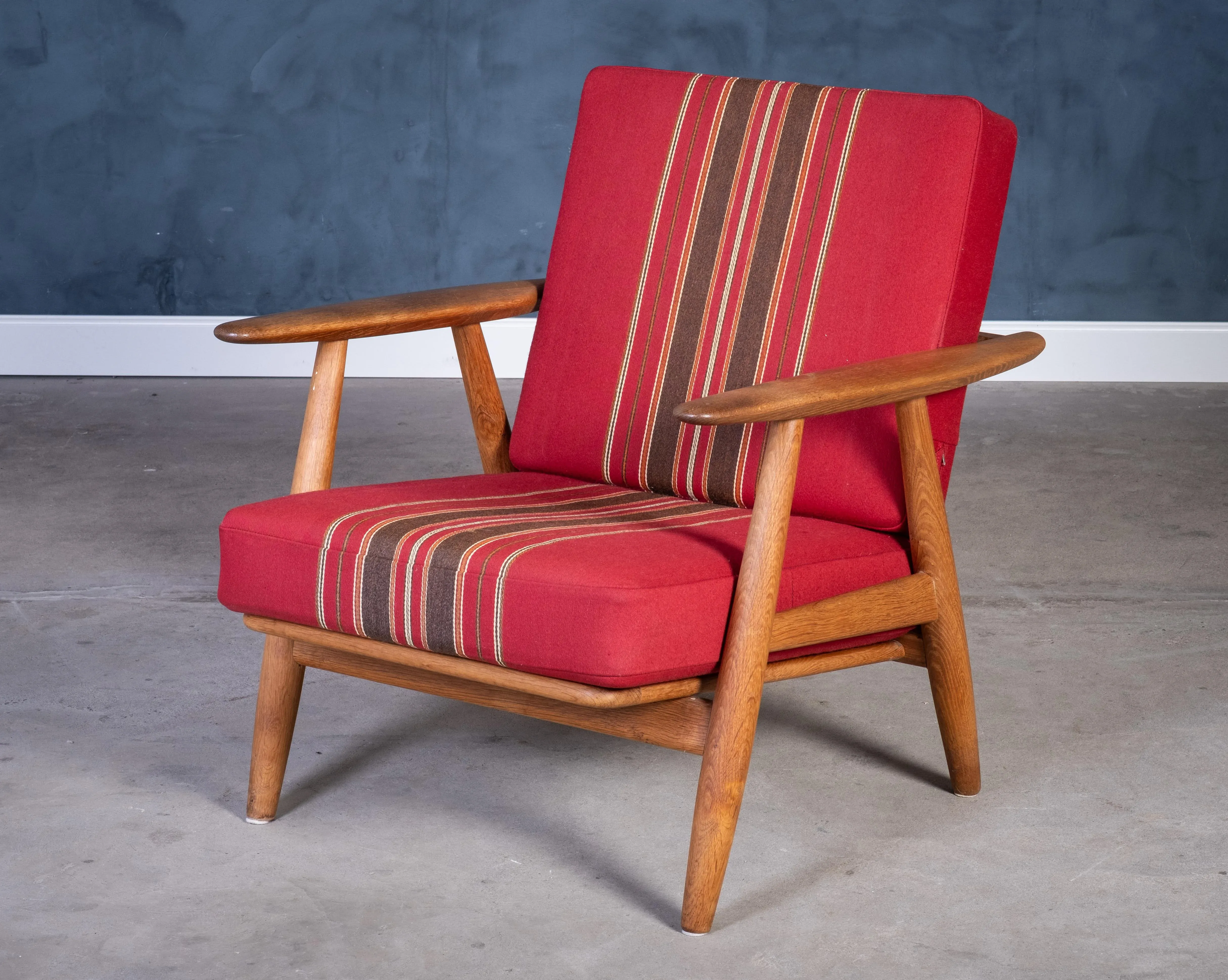 Vintage Danish GE 240 Chair in Oak by Hans J. Wegner for Getama