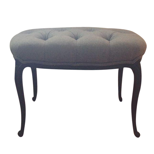 Grey Tufted Bench Chairish