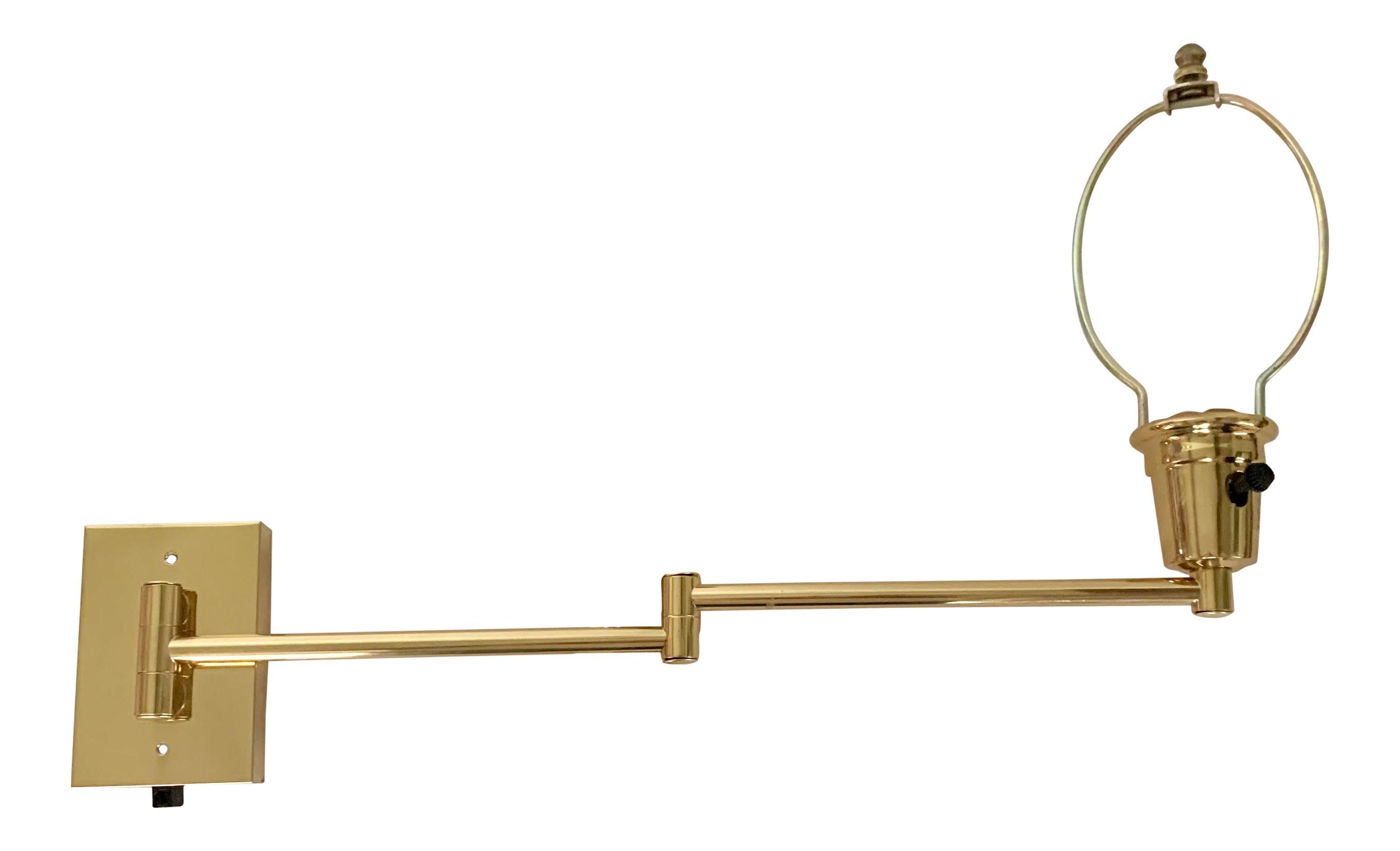 double swing arm wall light