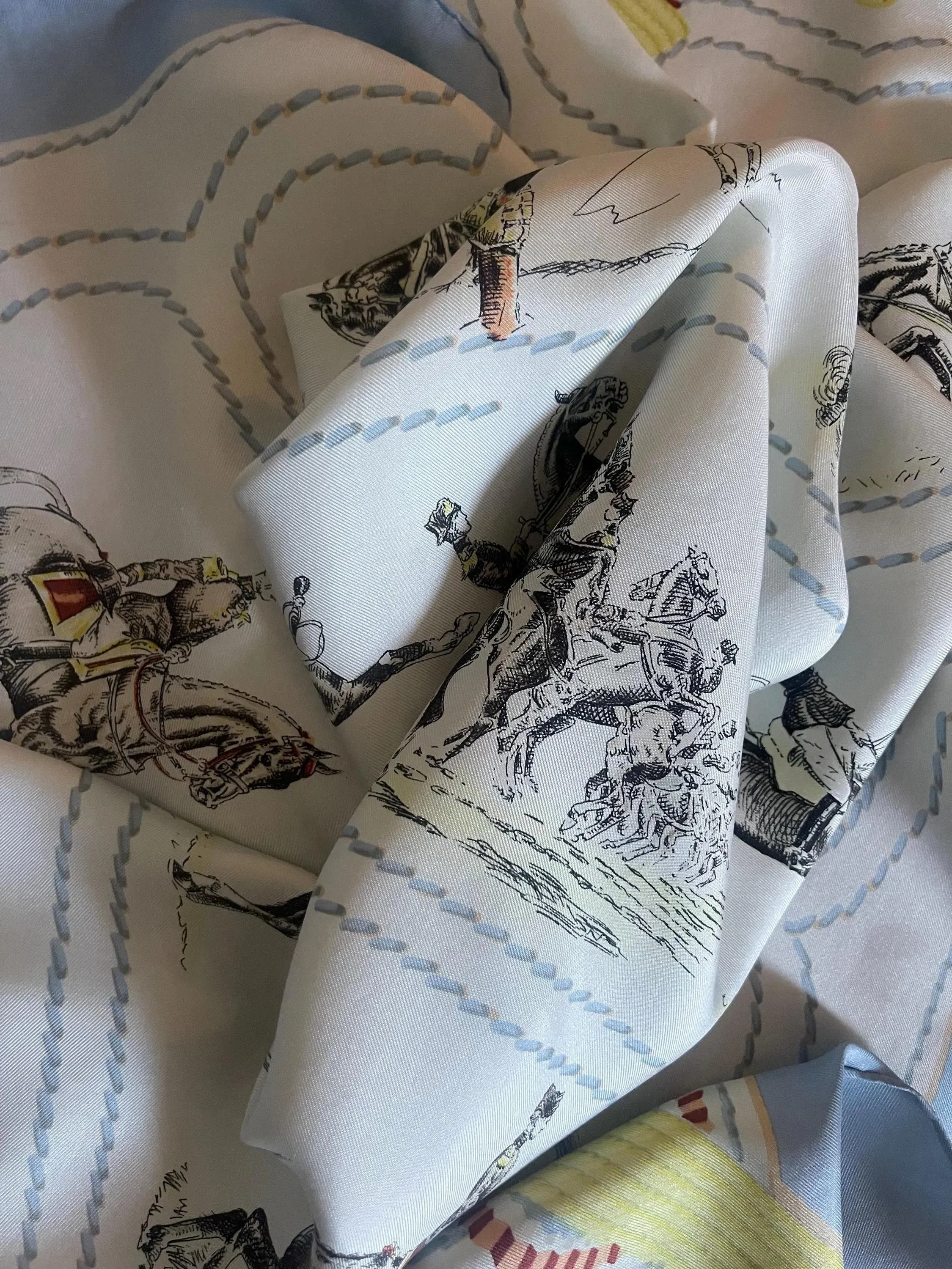 Hermès Silk Scarf “Cadre Noir” 1960 | Chairish