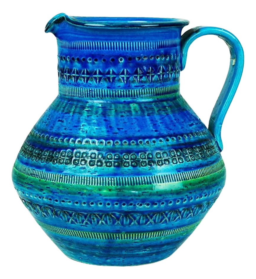 【極美品】ドードリオ ● : 旧裏 PMCG-Blue No.085 青版 Mid-Century Italian Rimini Blu Ceramic Jar attributed to Aldo