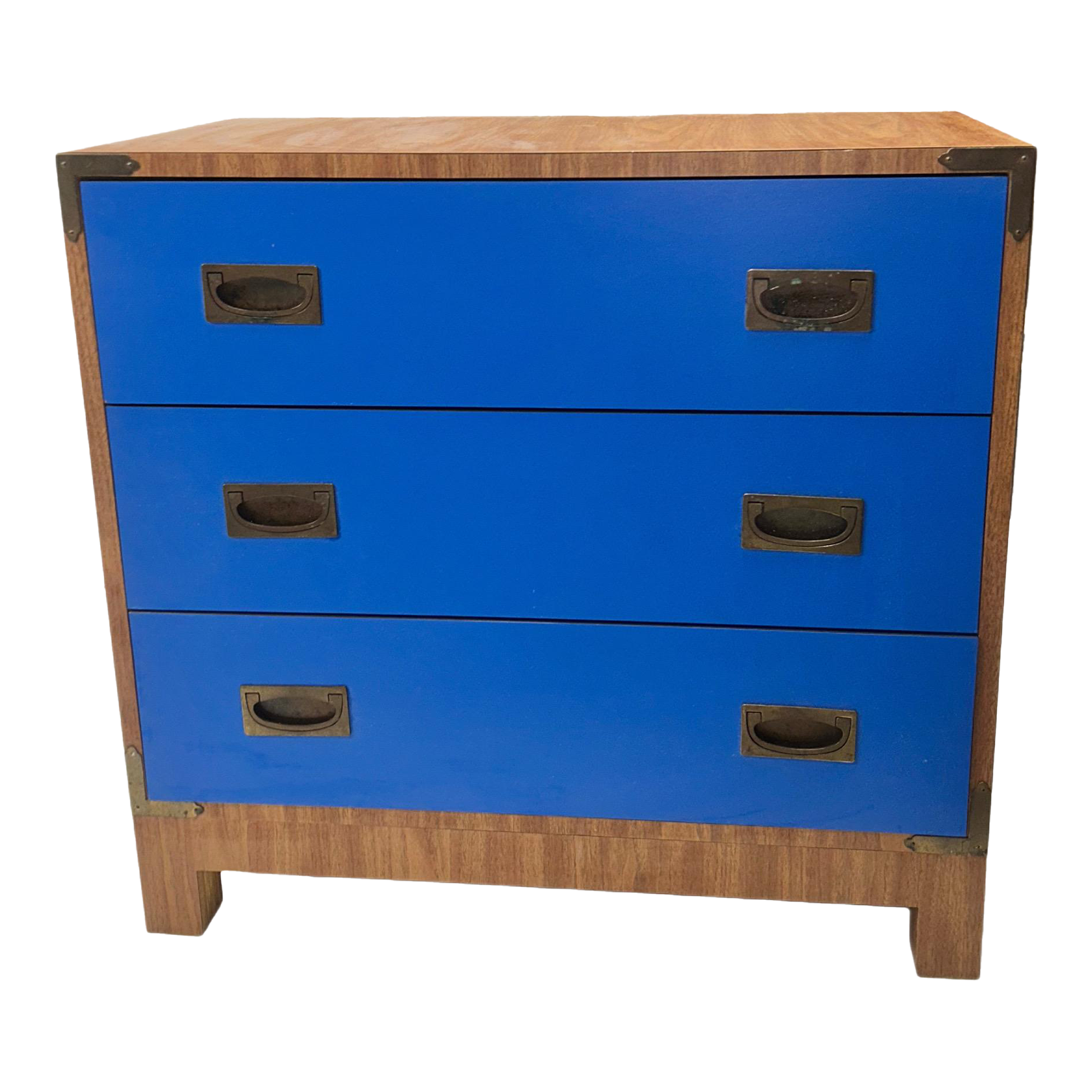Vintage Blue Face Campaign Petite Dresser