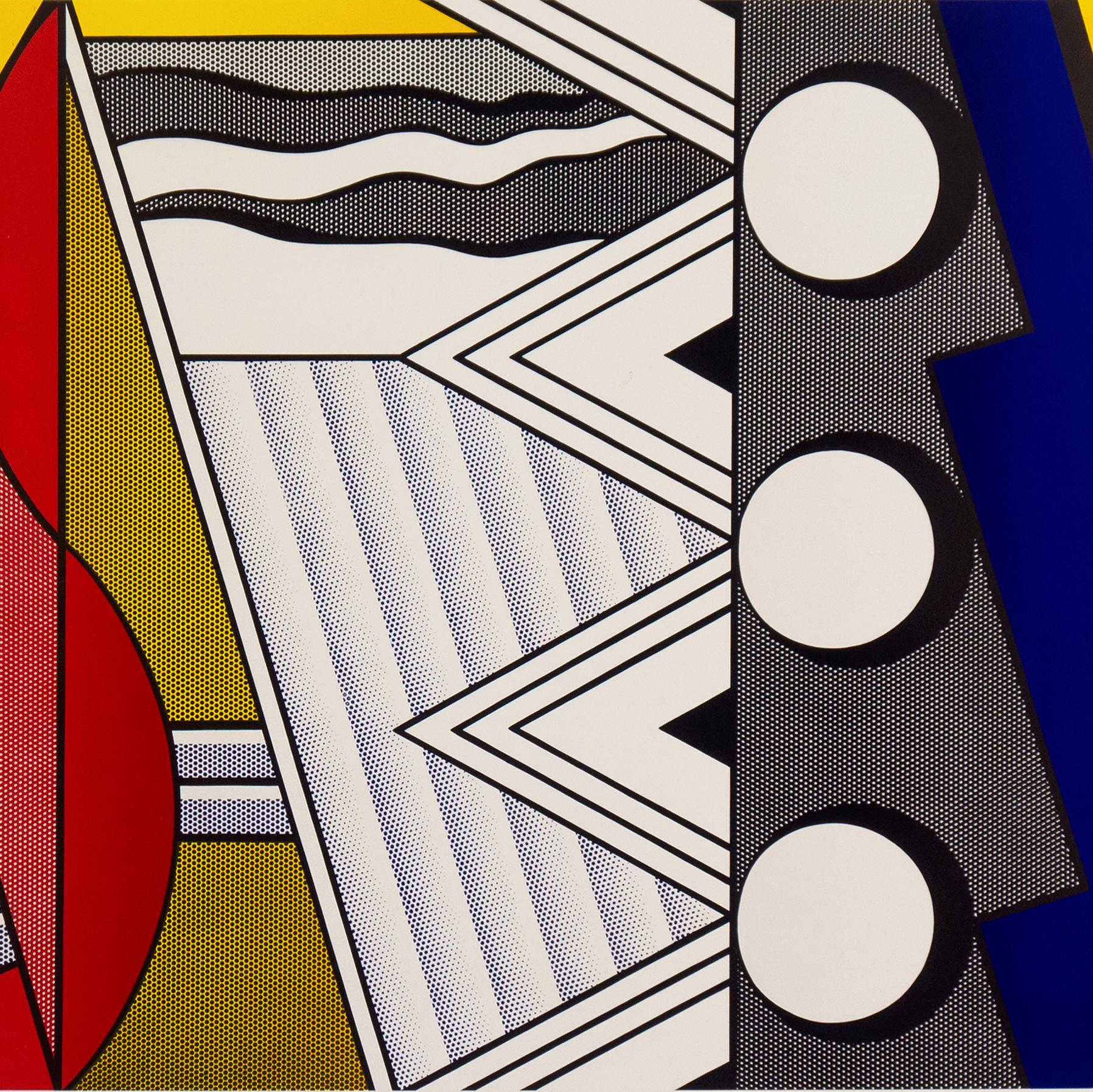 Abstract', Signed by Roy Lichtenstein, Pop Art Exhibition