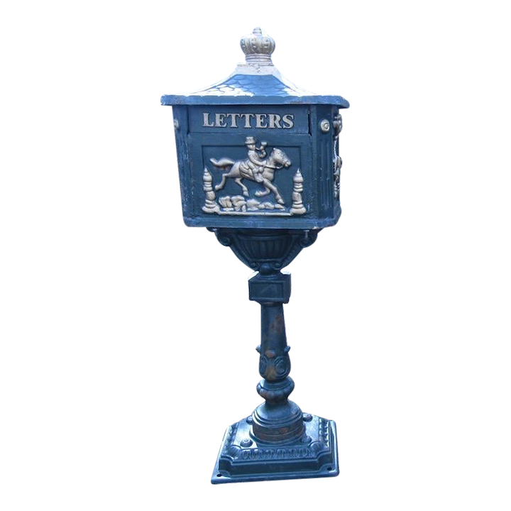 Vintage Cast Iron Mailbox Chairish