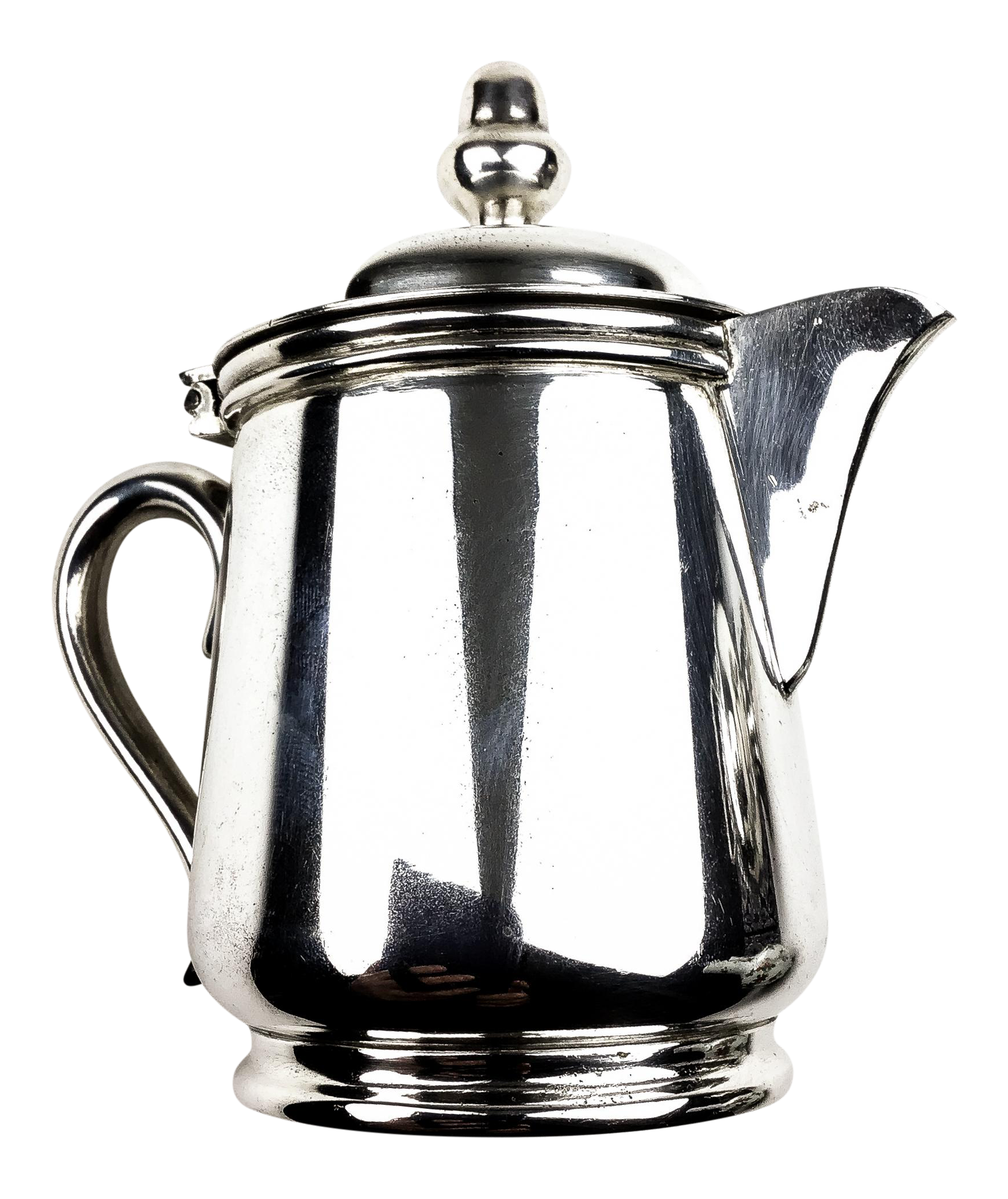 Vintage Japan Nickel Silver Pitcher | Chairish
