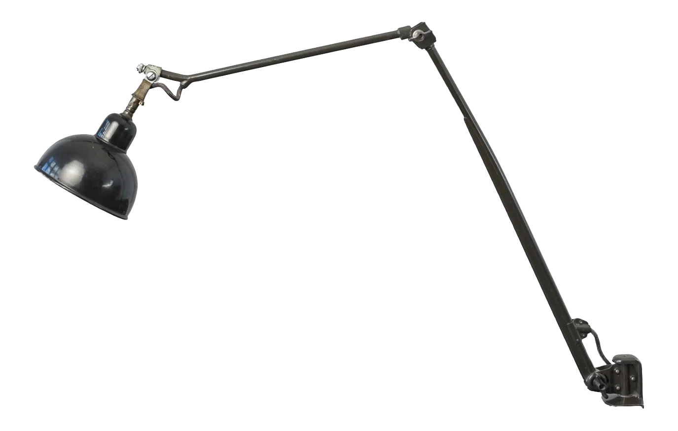 Clamp Lamp by Curt Fischer for Midgard / Industriewerke Auma, Germany, 1920s