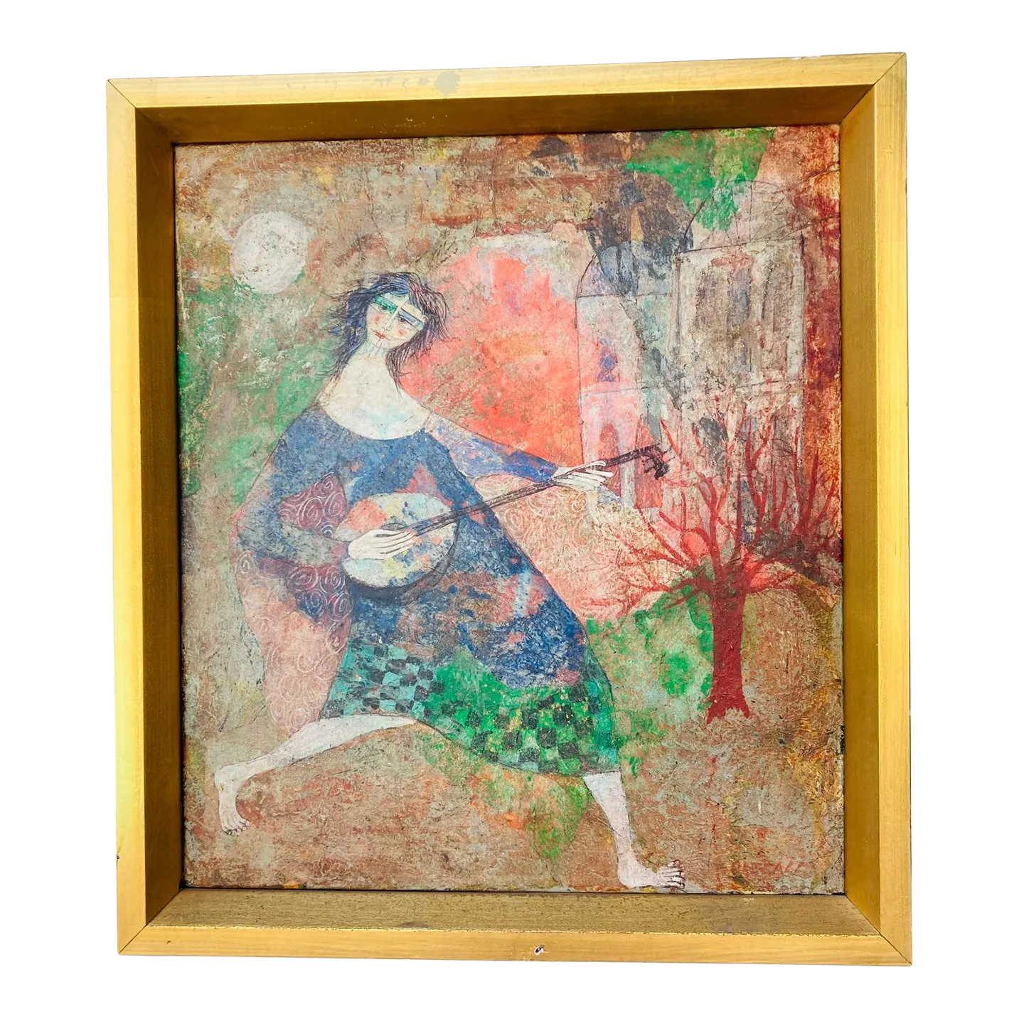 Mid 20th Century Original Luciano Spazzali Painting \