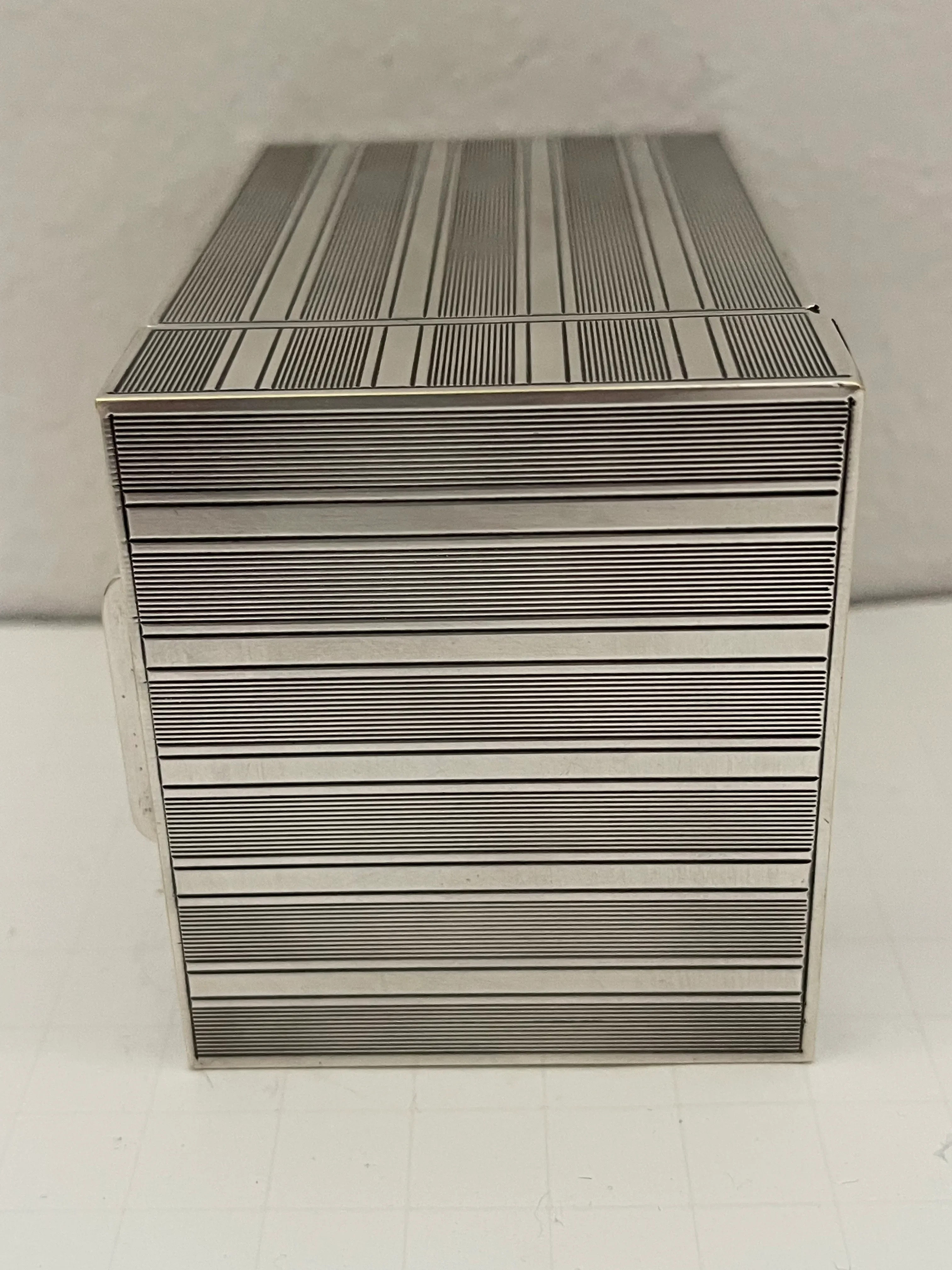ChristianDior BOXセット 1960s Christian Dior Box Silver Metal | Chairish