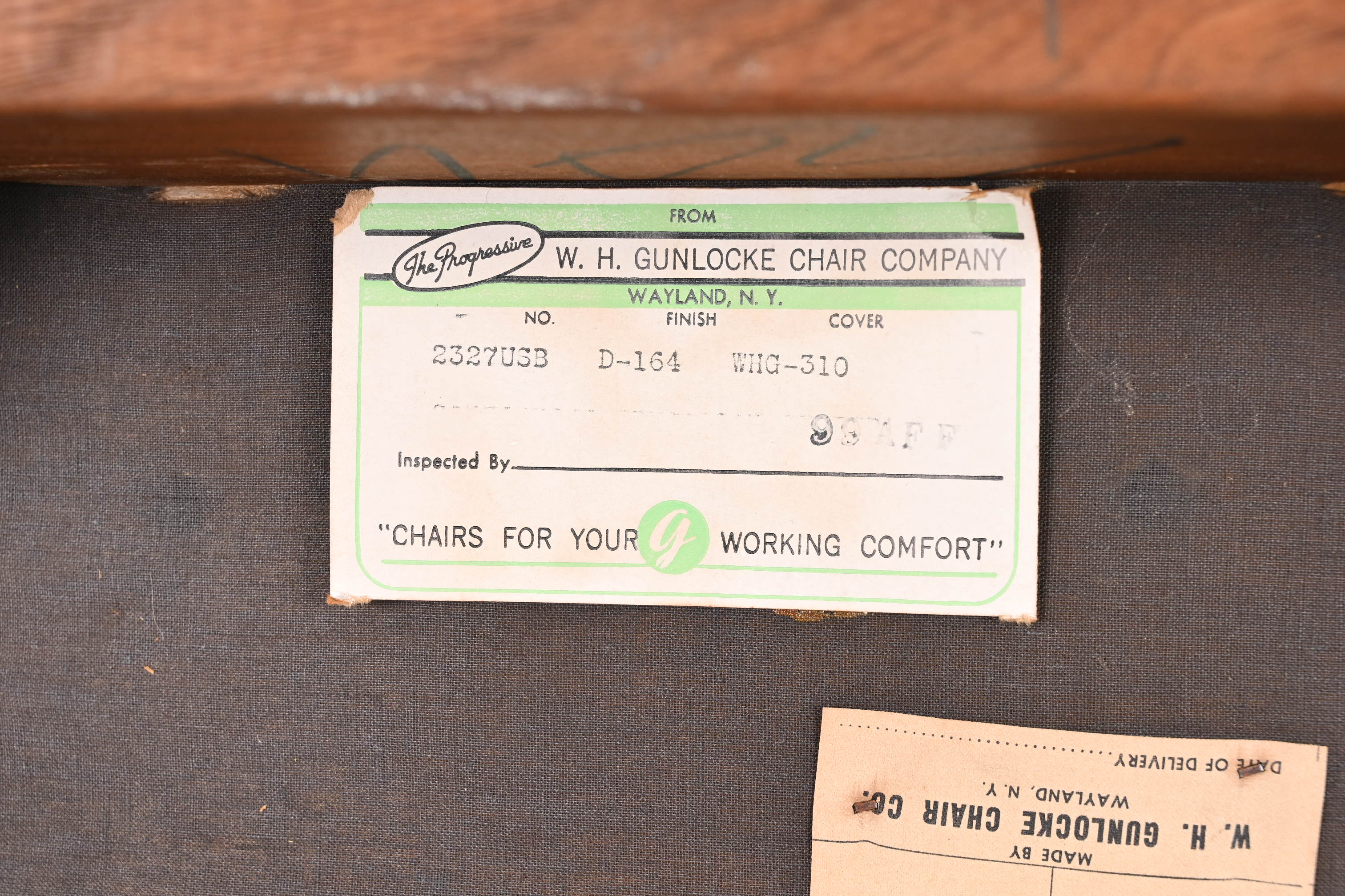 Jens Risom Style Mid-Century Modern Solid Walnut Lounge Chairs by