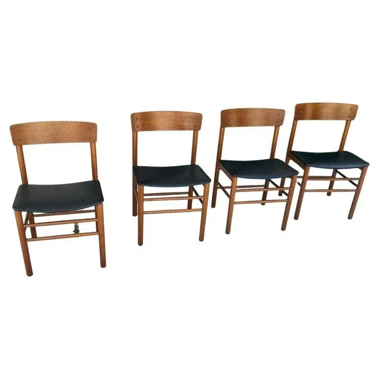 1960s Chairs by Farstrup Model 250 - Set of 4 | Chairish