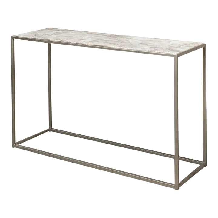 Modern Minimal Marble Top Console Table Chairish