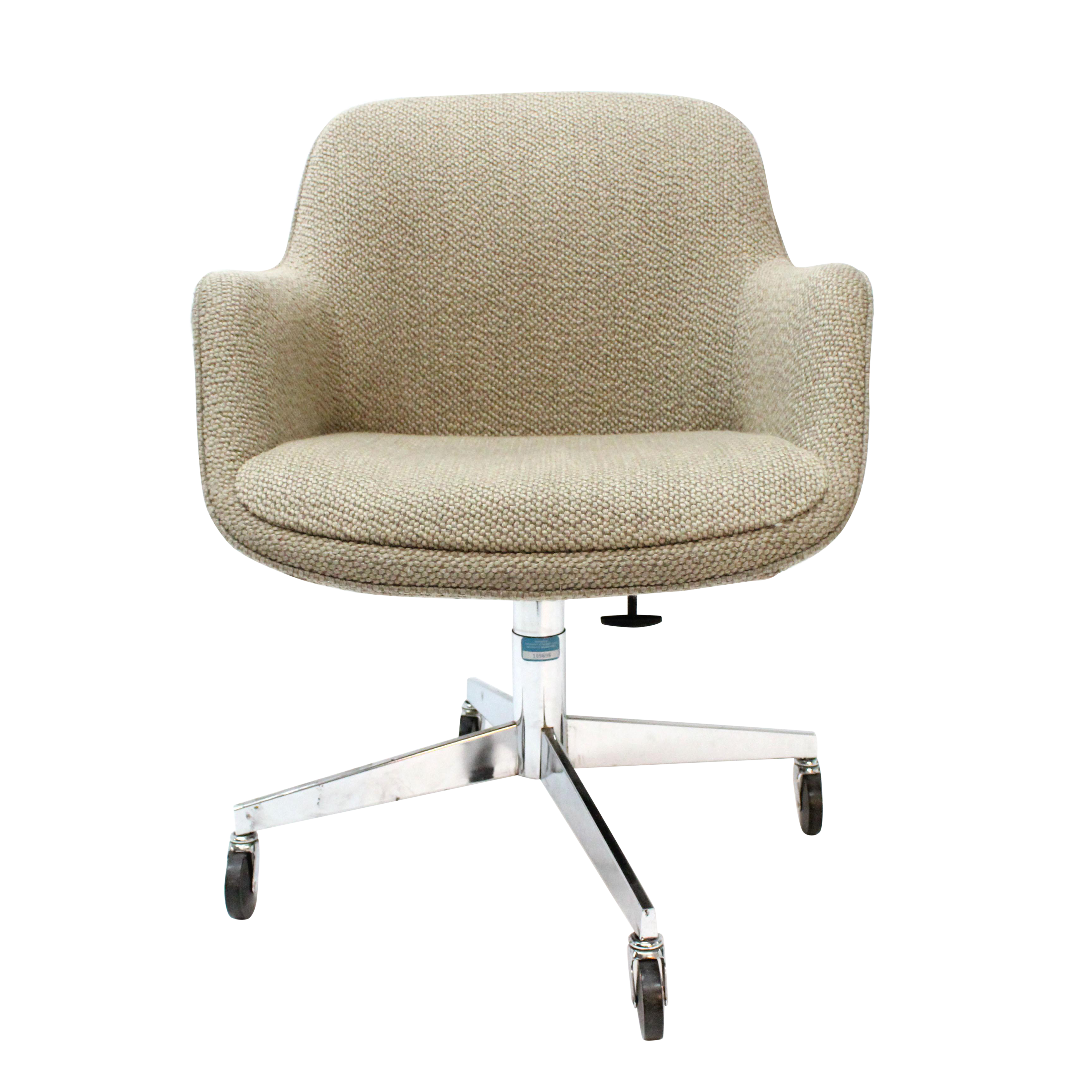 Steelcase MidCentury Swivel Barrel Chair Chairish