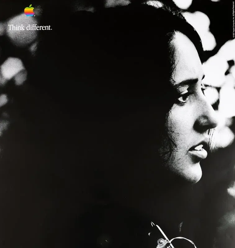 Apple Joan Baez Poster | Chairish