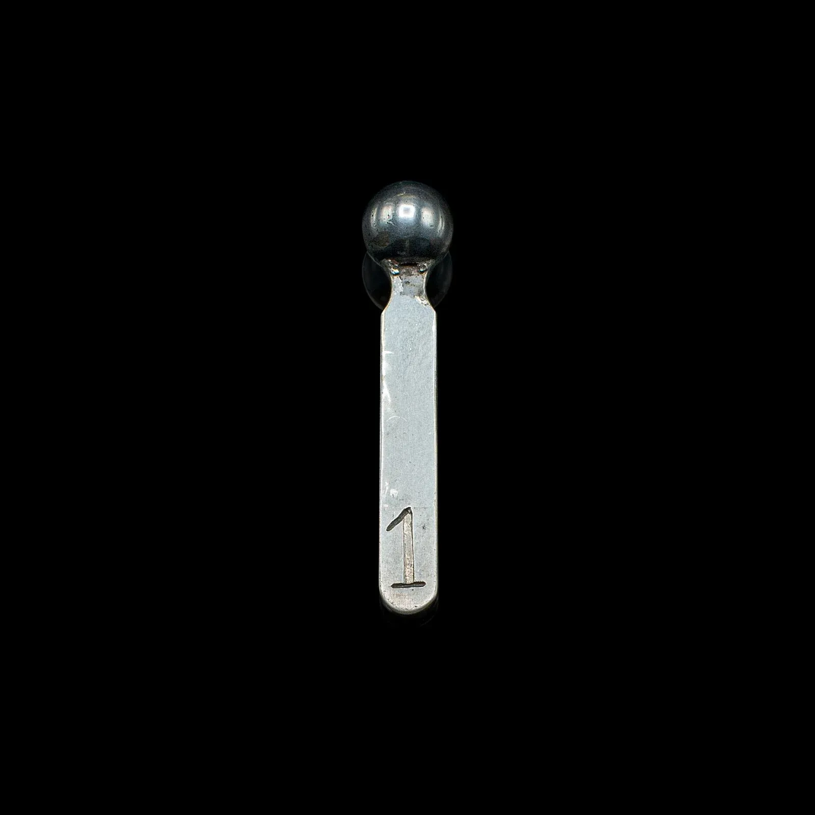 Small Antique Shooting Peg Case, English, Silver Plate, Marker Box, Victorian