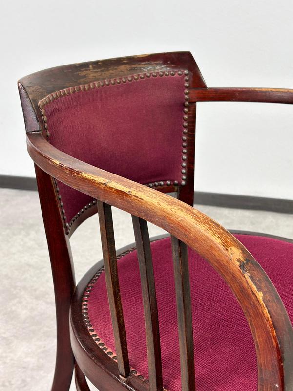 Secession No. 6513 Armchairs by Otto Wagner for Thonet, 1890s, Set of 2