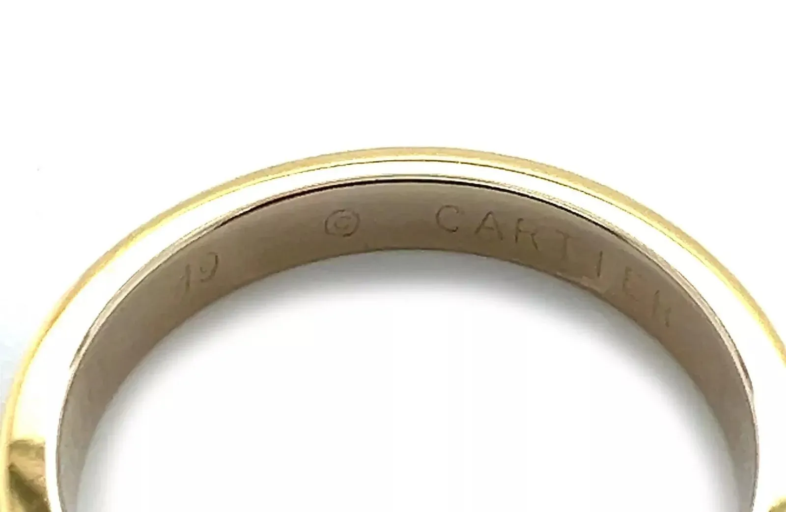 カルティエ リング 26732 - Cartier Vendome Louis 18k Tri Color Gold 2.5mm
