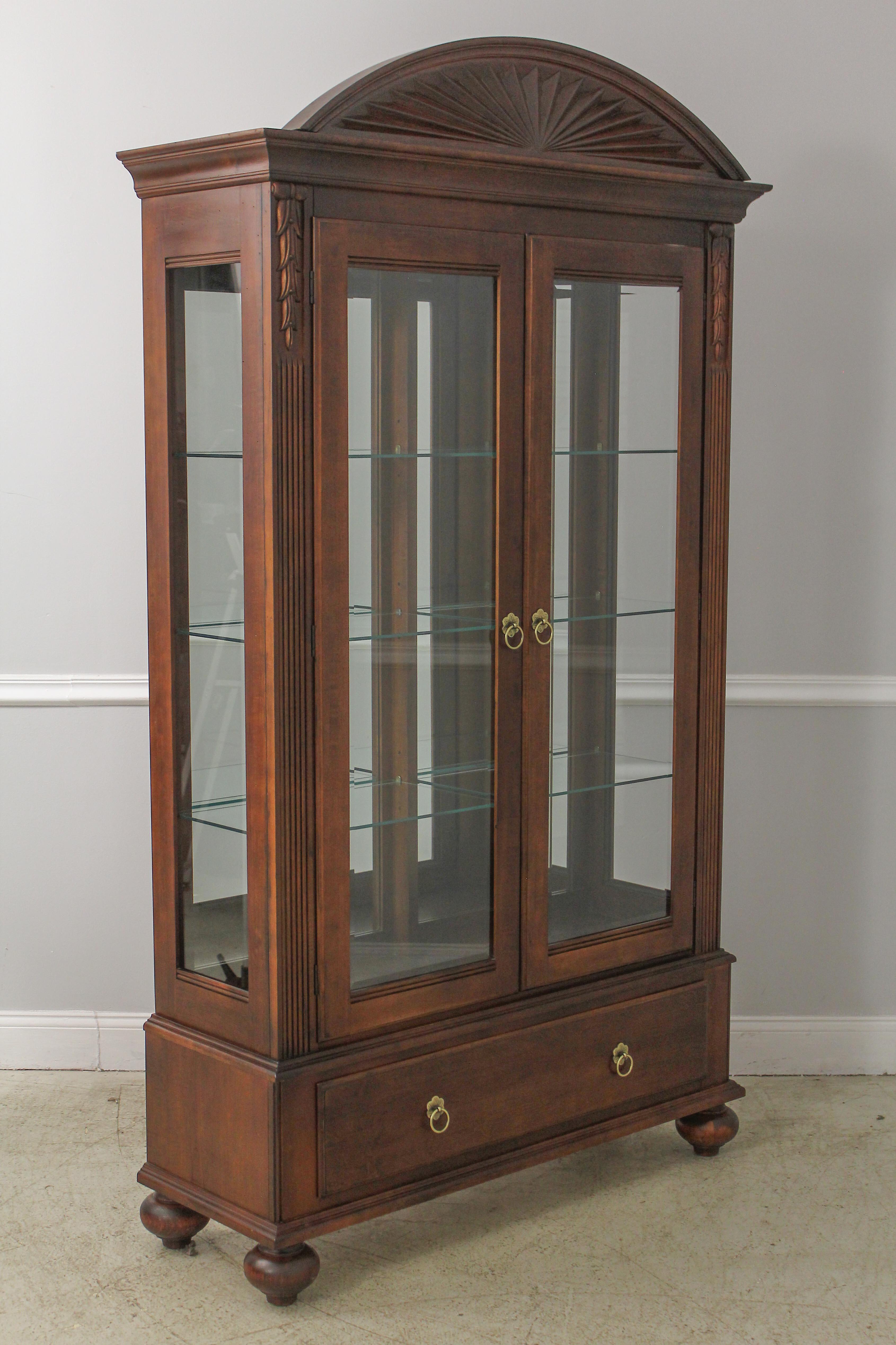 Ethan Allen Old World Classics Curio Cabinet
