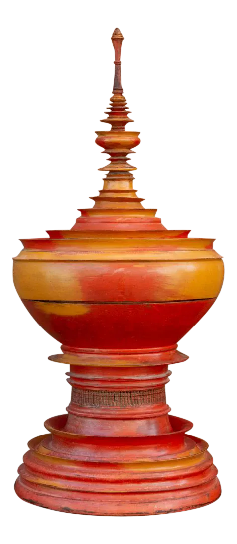 00s STONE ISLAND Half-Zip Polo Shirt Paul Harvey19th Century Merigold Lacquered Burmese Vessel