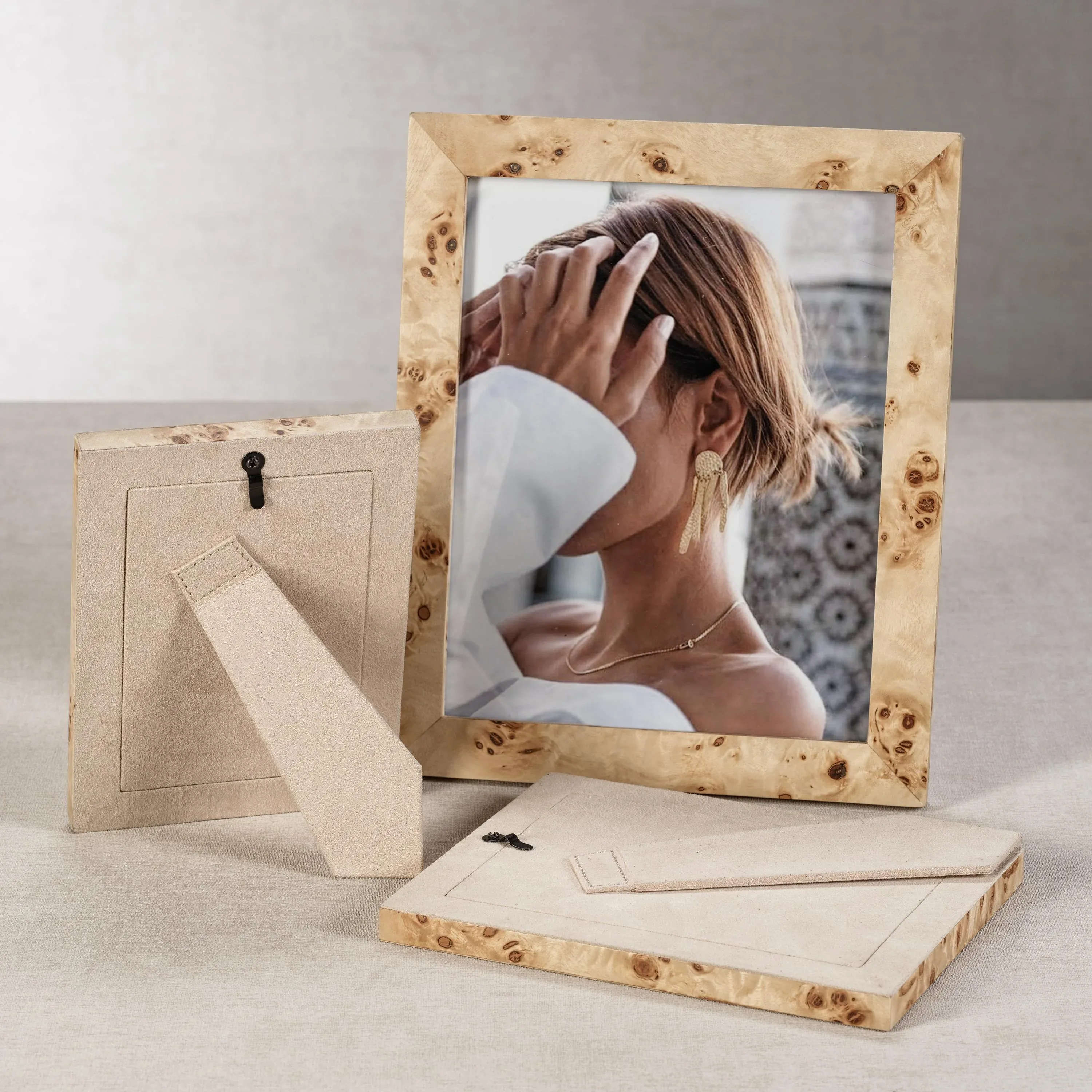 Bogor Burlwood Veneer Photo Frame, 8\