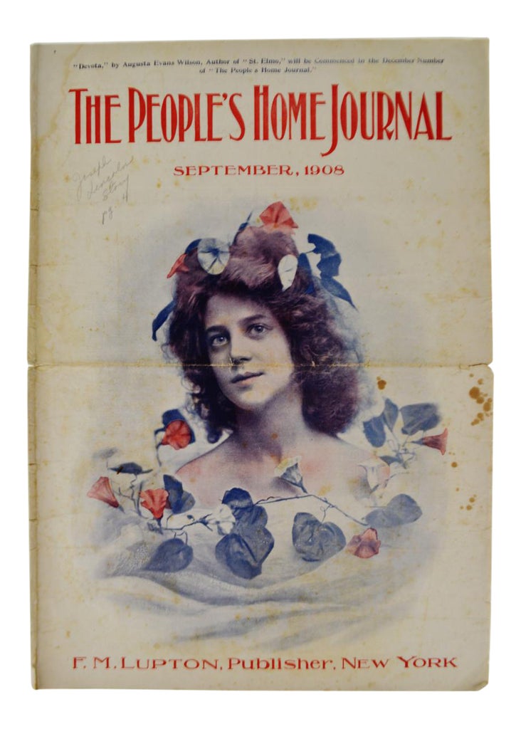 Antique September 1908 The People's Home Journal Magazine | Chairish