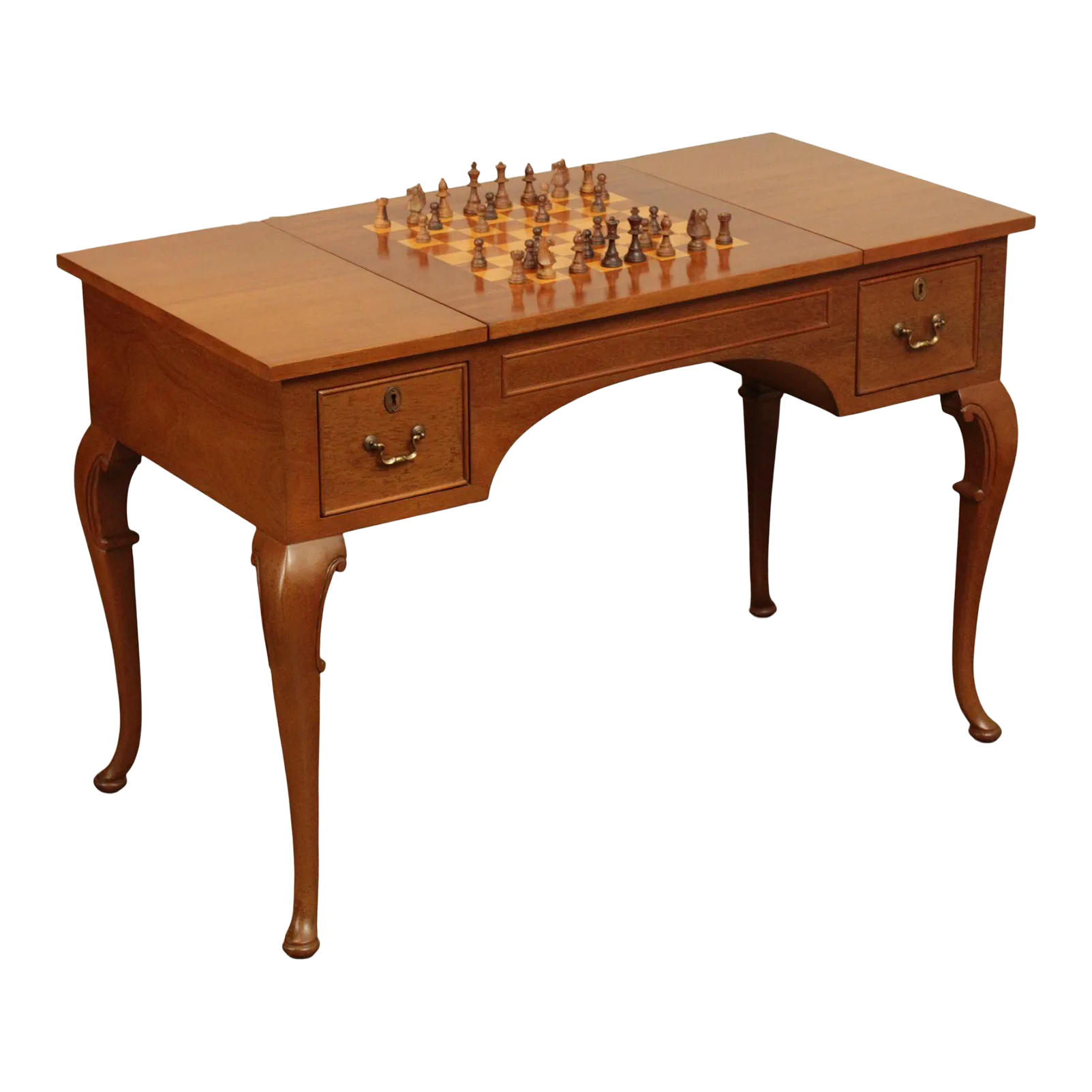Tradition House Vintage Mahogany Game Table and Writing Desk Chairish