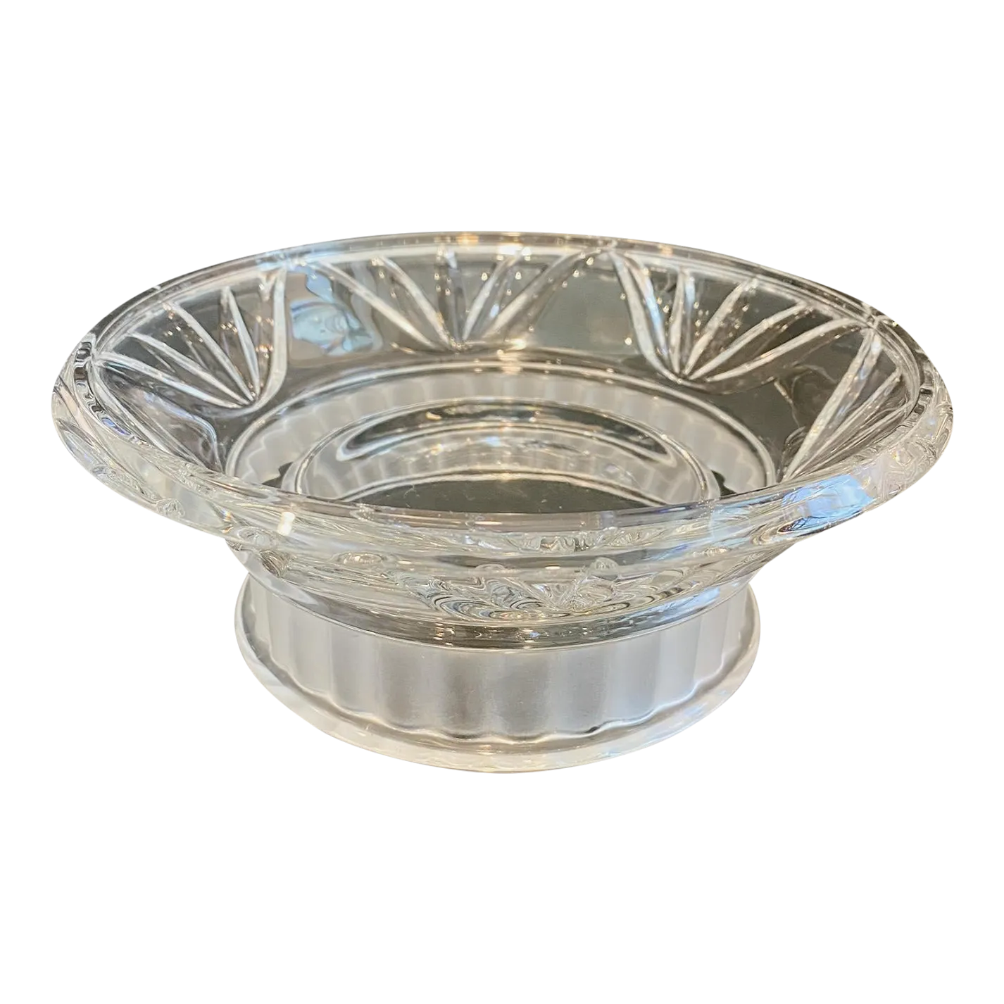 Vintage Stunning Crystal Footed Candy Dish Chairish