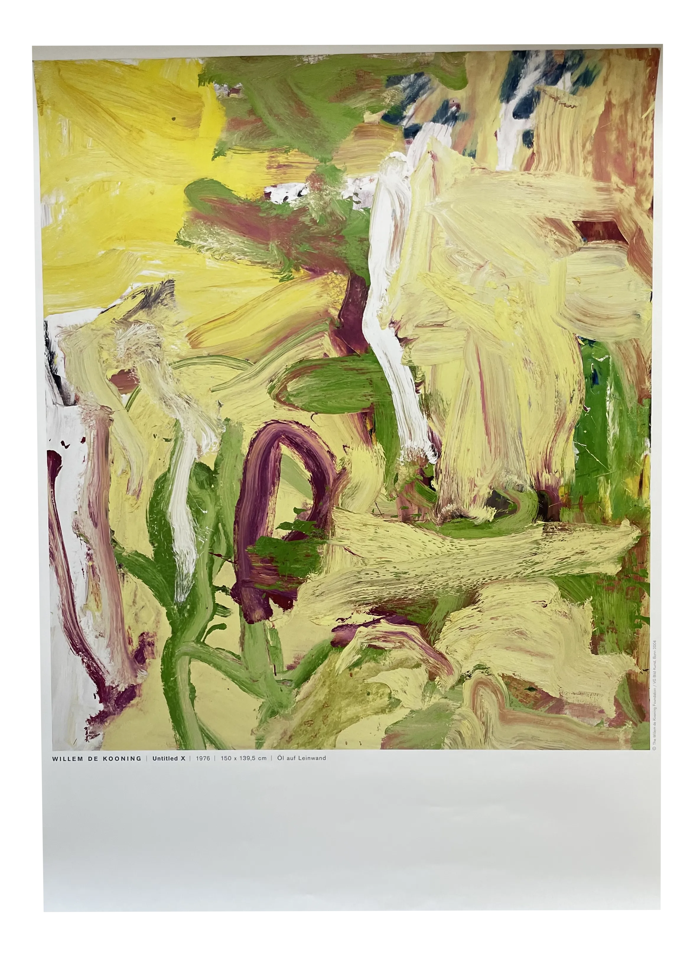 Willem De Kooning, Untitled X, 1976 / 2004, Print | Chairish