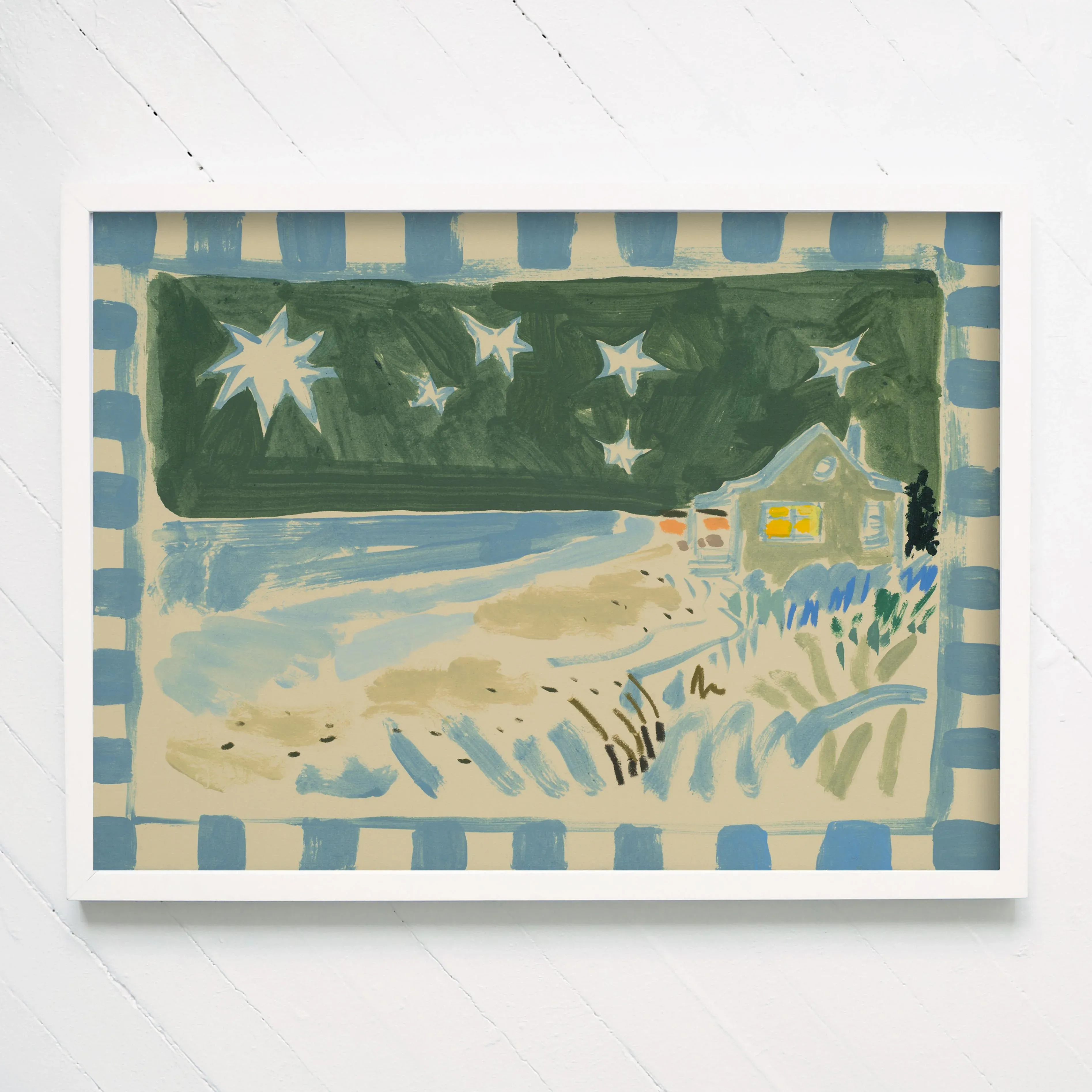 Contemporary Fine Art 24x30 Print \'Everybody\'s Home\' by Artist Blakely Little