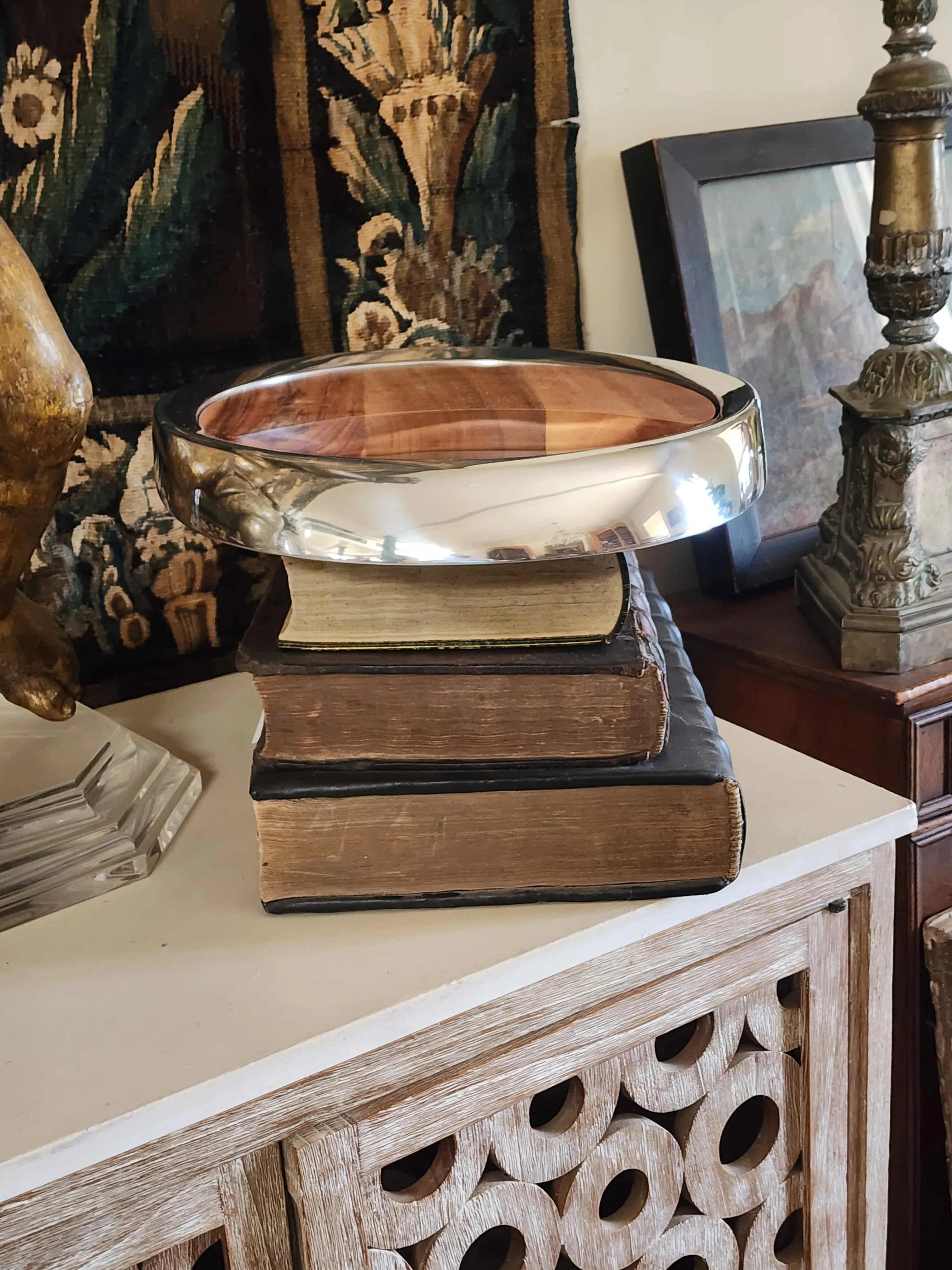 Vintage Nambe Cheese and Houderv Platter Chairish