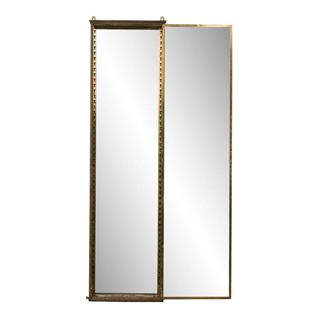 Image showcasing V.N. Siegel French Victorian Bronze & Glass Wall Mount Vitrine | Chairish