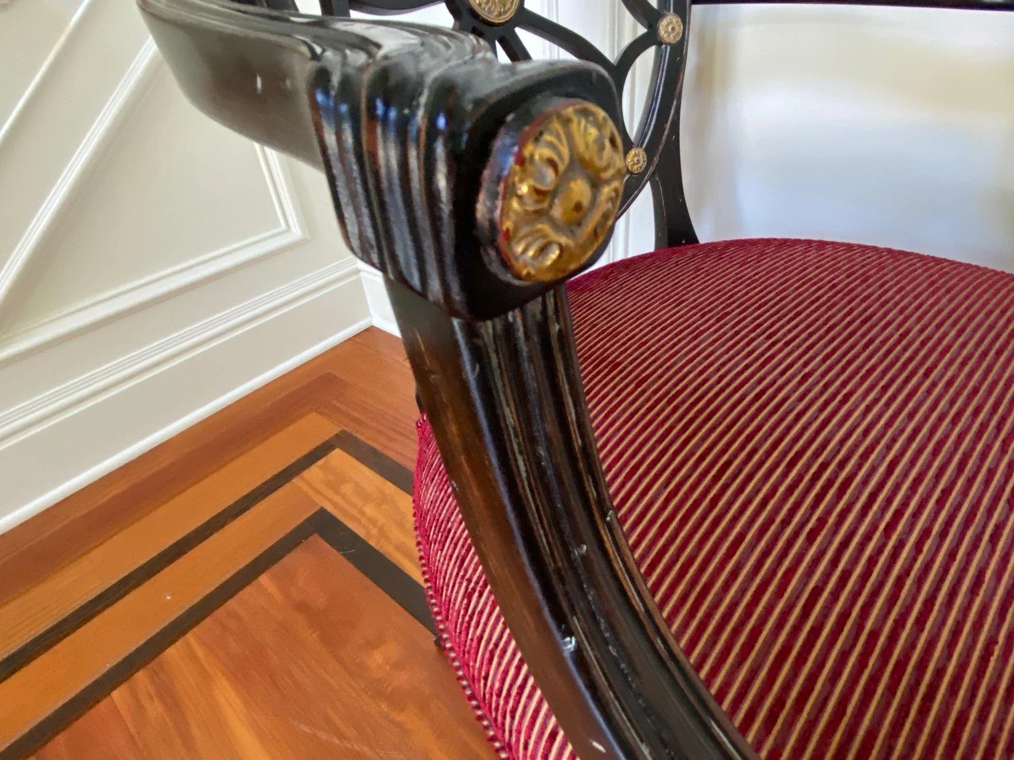 Late 20th Century Vintage Spider-Back Arm Chairs - A Pair