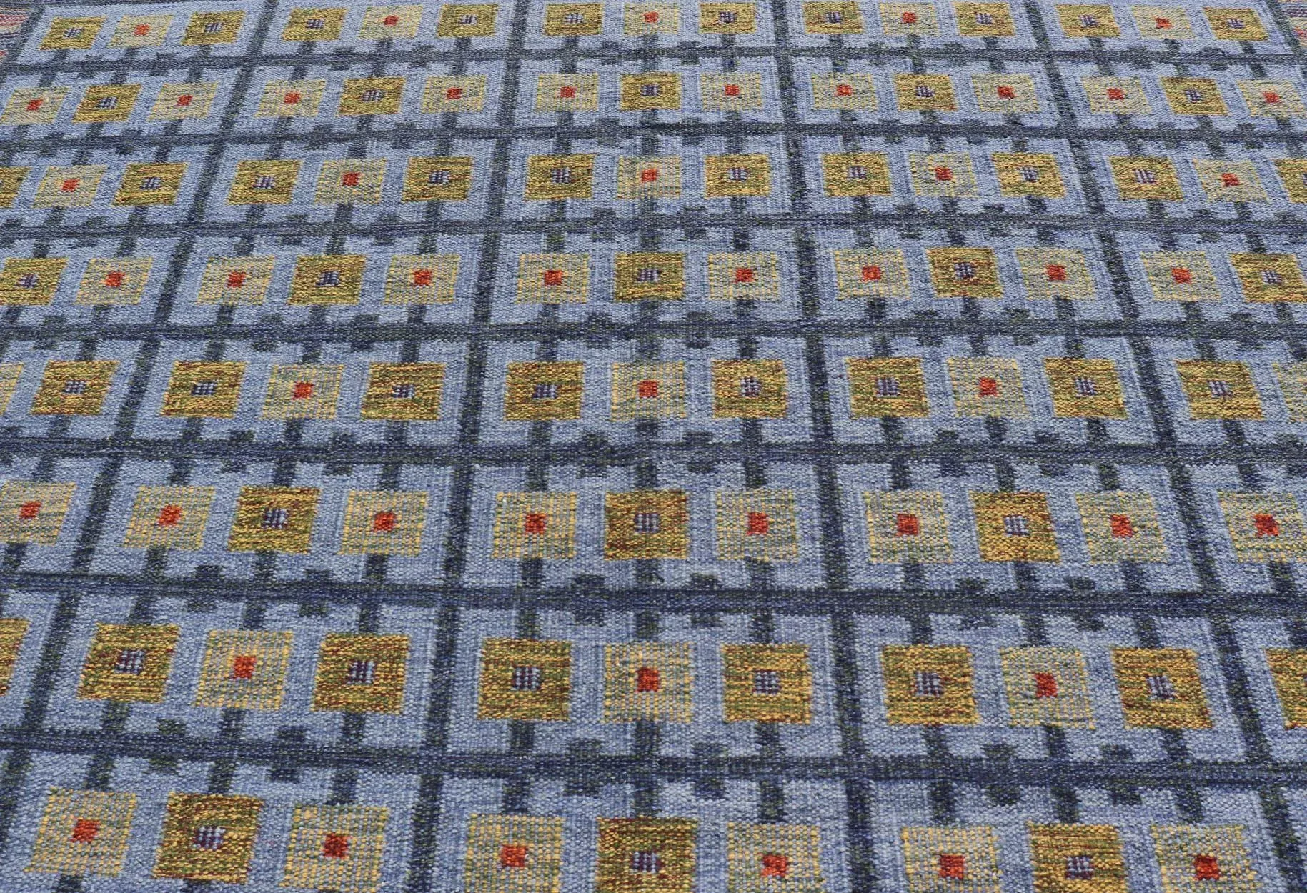 Keivan Woven Arts Large Modern Scandinavian/Swedish Geometric Design Rug 10\'5\