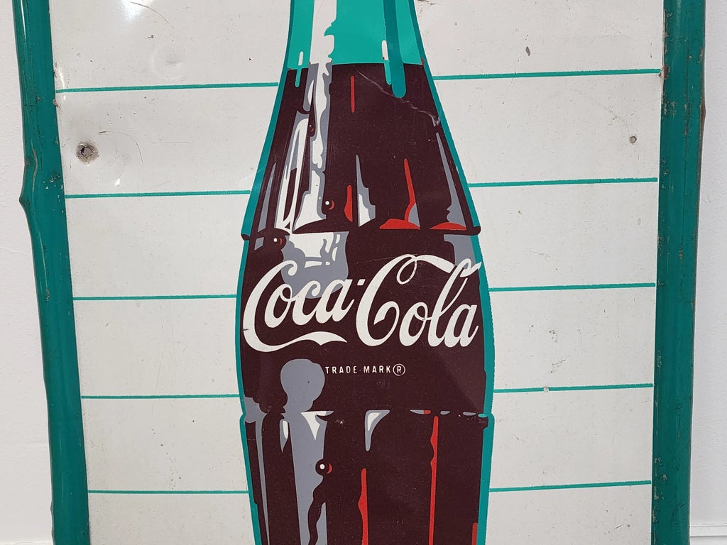 Original, Vintage 1950's Drink Coke Coca Cola, Enjoy That
