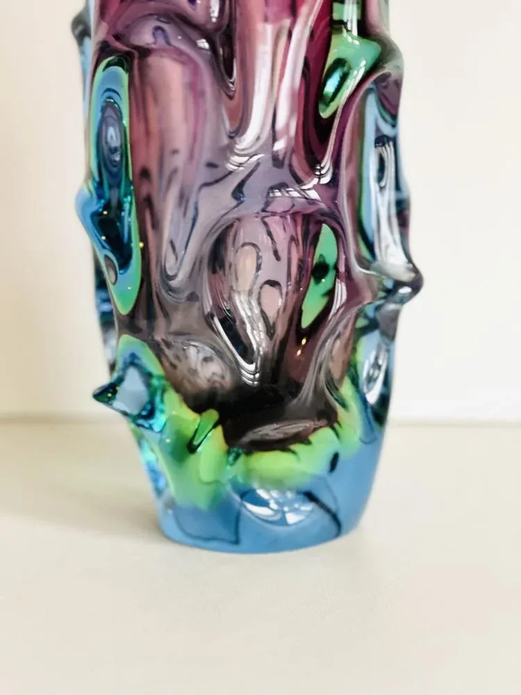 60's Vintage アートガラス Vase by BERANEK,JAN Vase by Jan Beranek for Skrdlovice, 1960s | Chairish