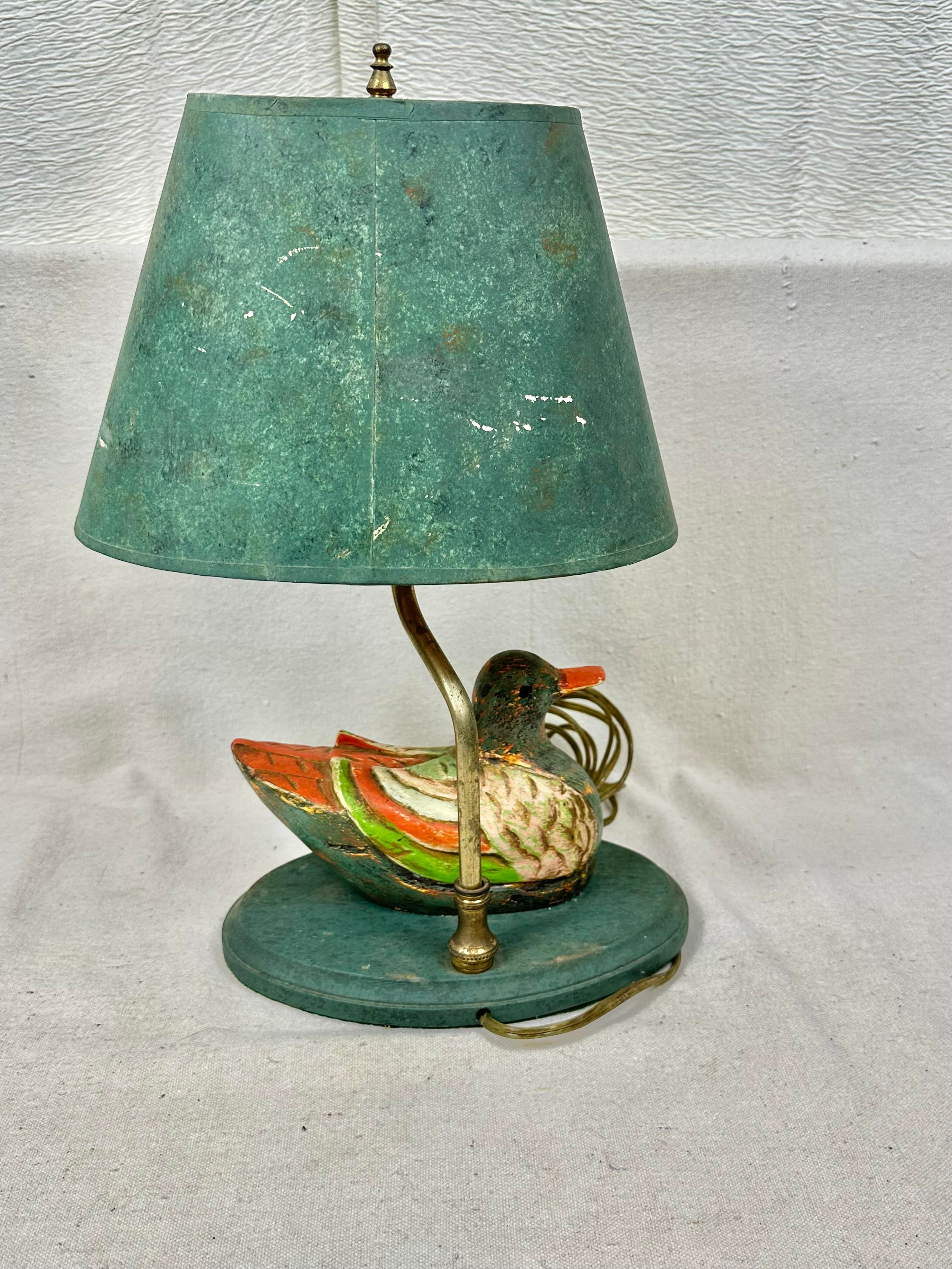 Vintage Duck Table Lamp