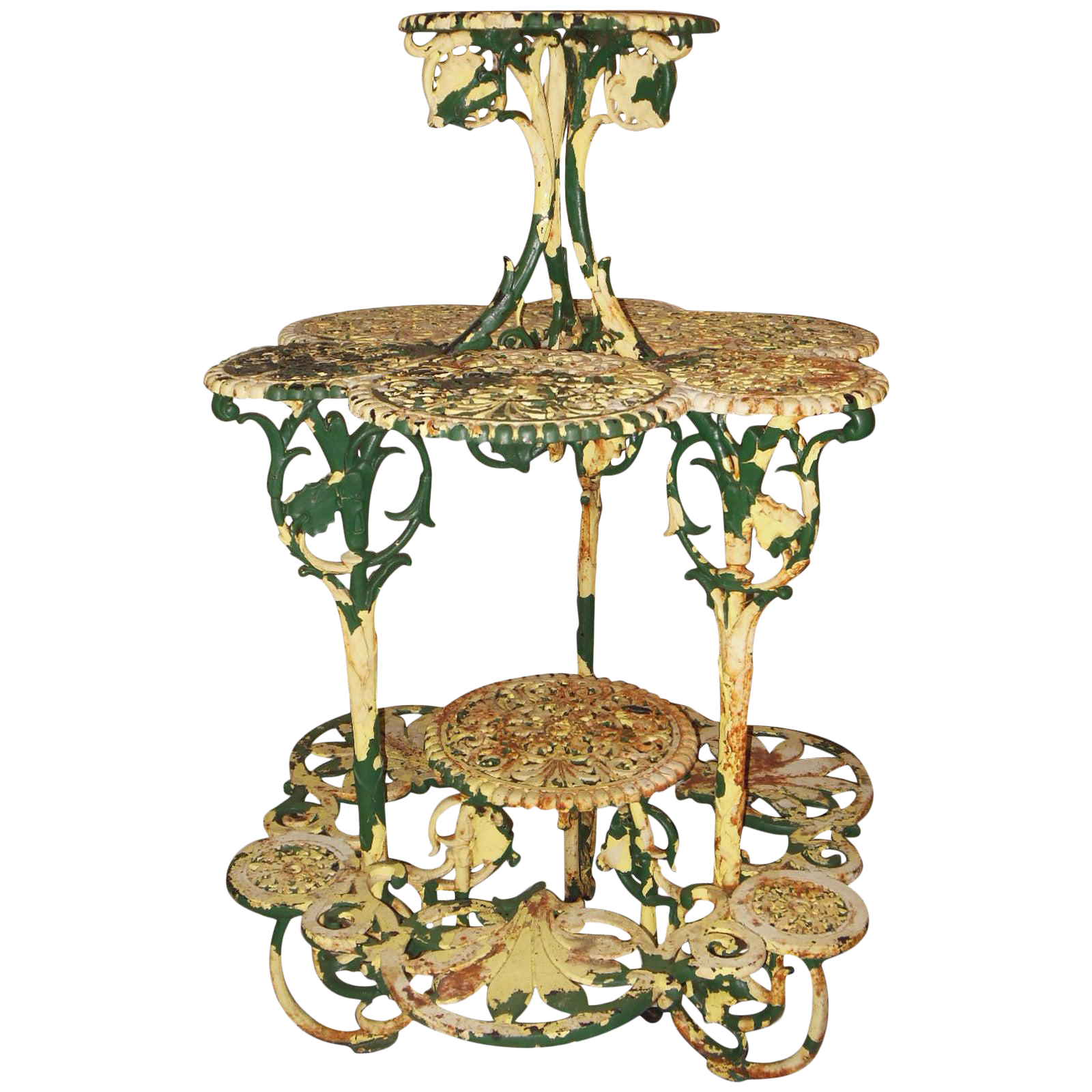 Antique Plant Stand Cast Iron Coalbrookdale Chairish