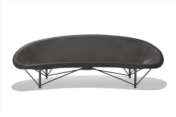 Heated Indoor/Outdoor Helios Lounge in Gunmetal u0026 Charcoal | Chairish