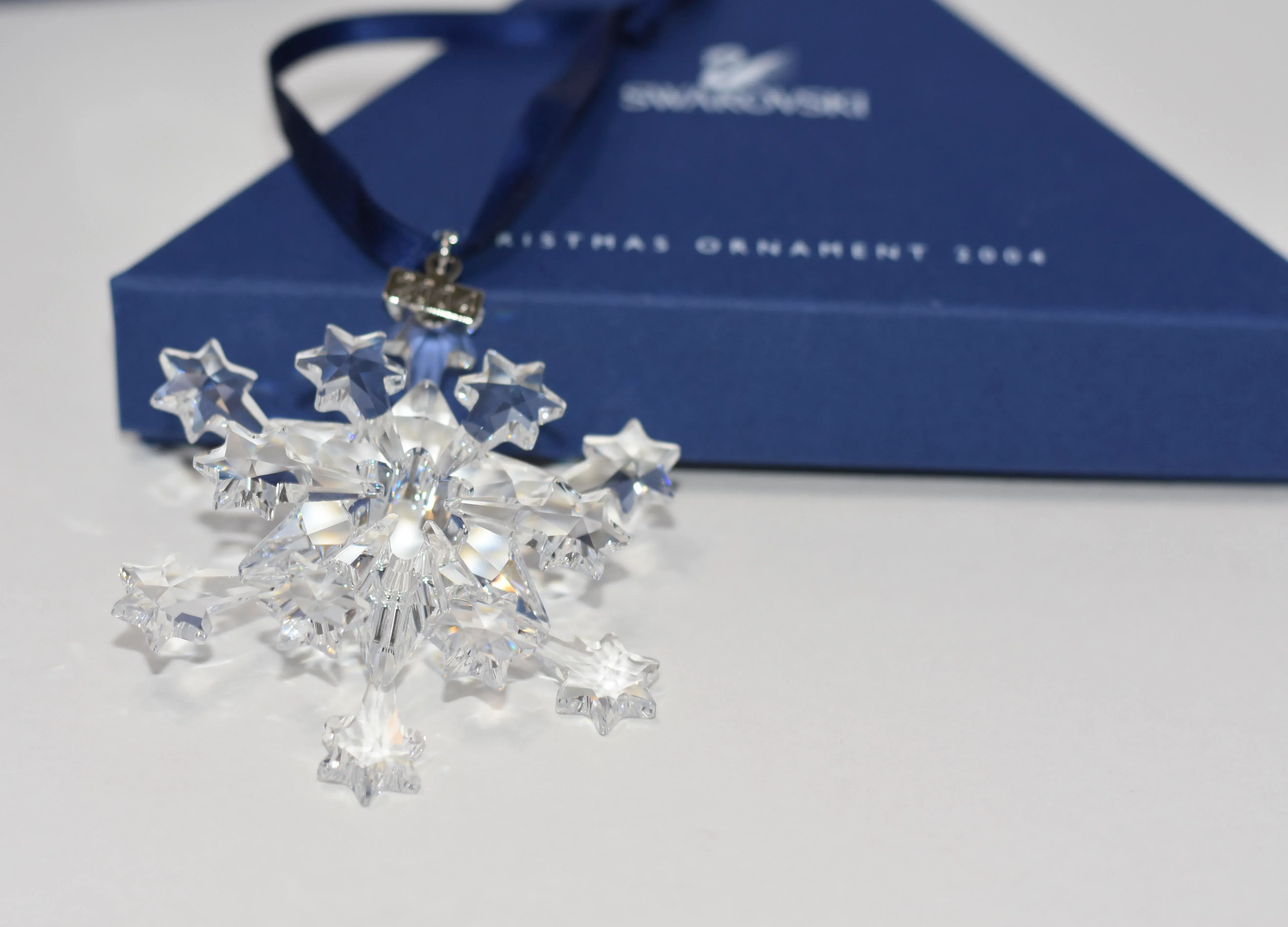 Swarovski Ornament Holiday Christmas Snowflake - 2004 | Chairish