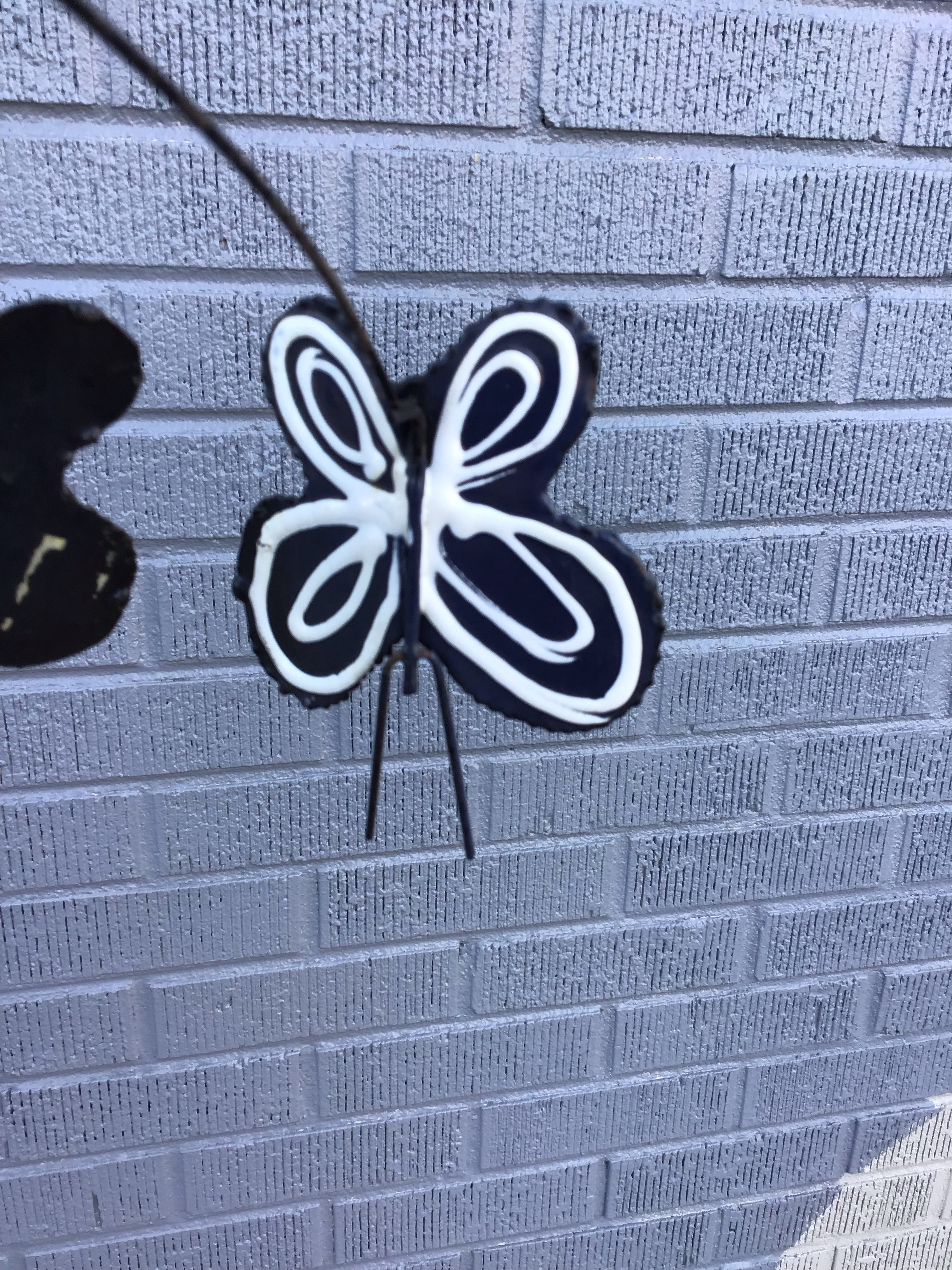 Curtis Jeré Trio of Enamel and Metal Butterflies, Mid-Century Modern - Set of 4