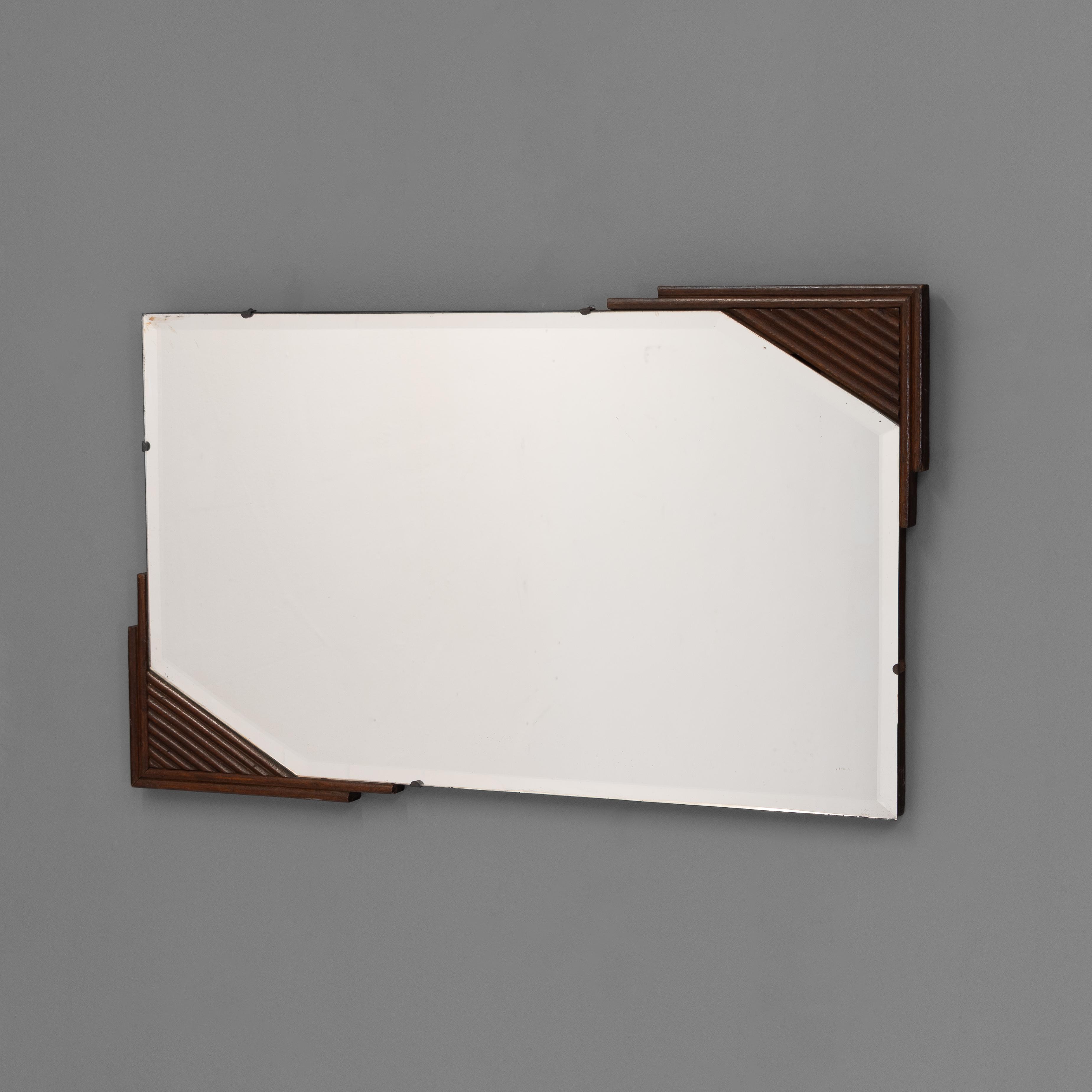 Art Deco Mirror, 1930s