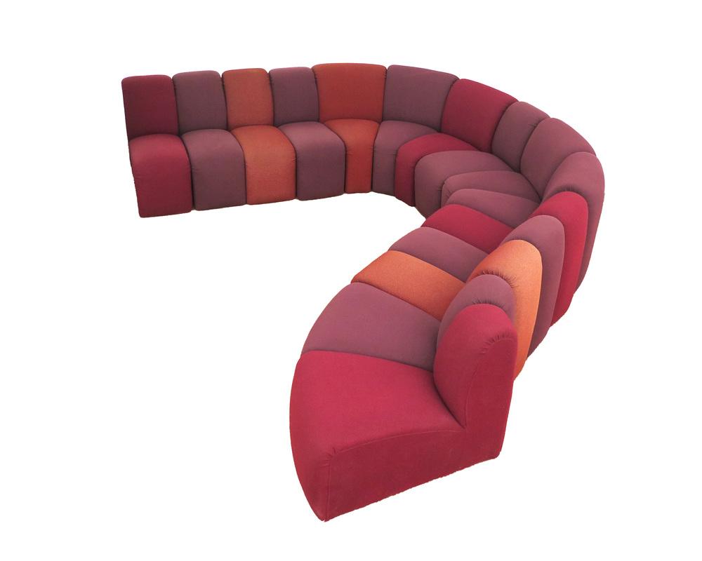 Mississippi Lounge Sofa by the Artifort Group for Artifort, 1970s, Set of 15