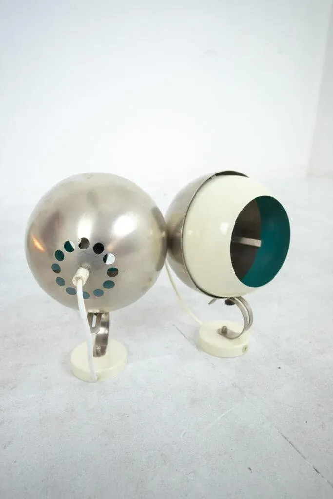 Space Age Wall Lamp in Blue