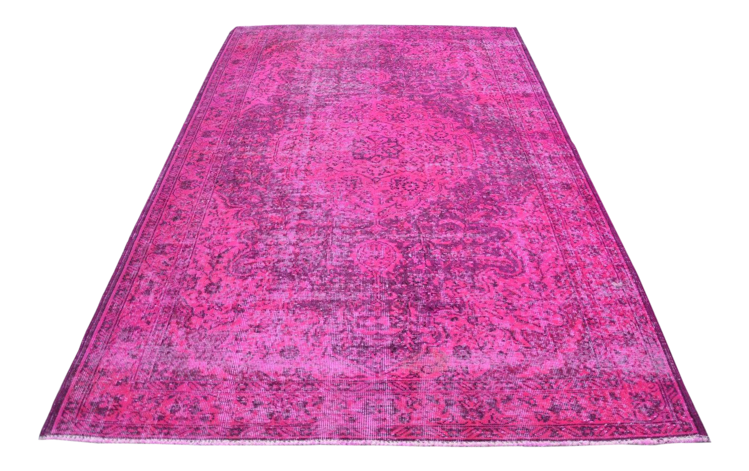 Pink Overdyed Turkish Rug Chairish