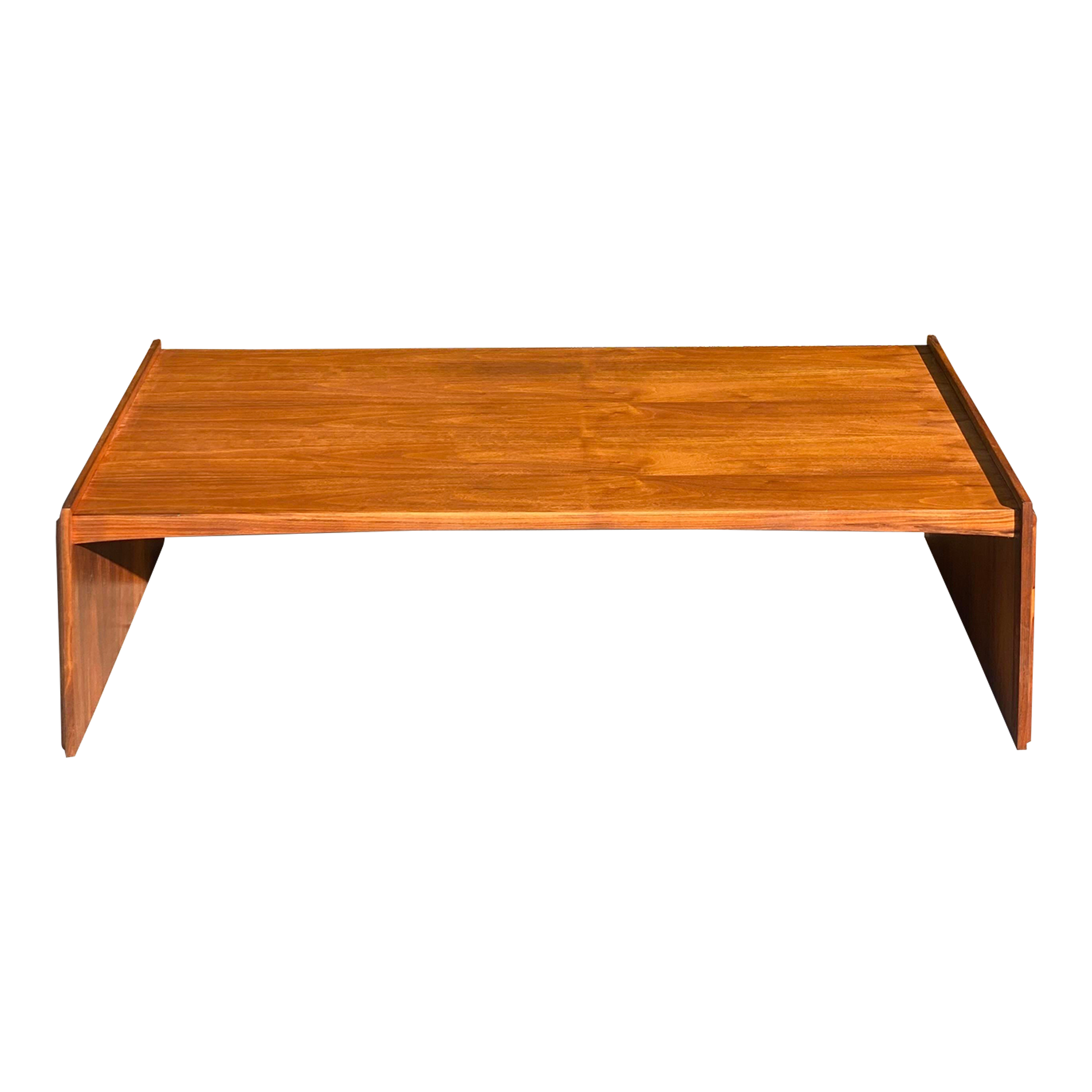 1960s Mid Century Modern Rectangular Walnut Low Coffee Table Chairish