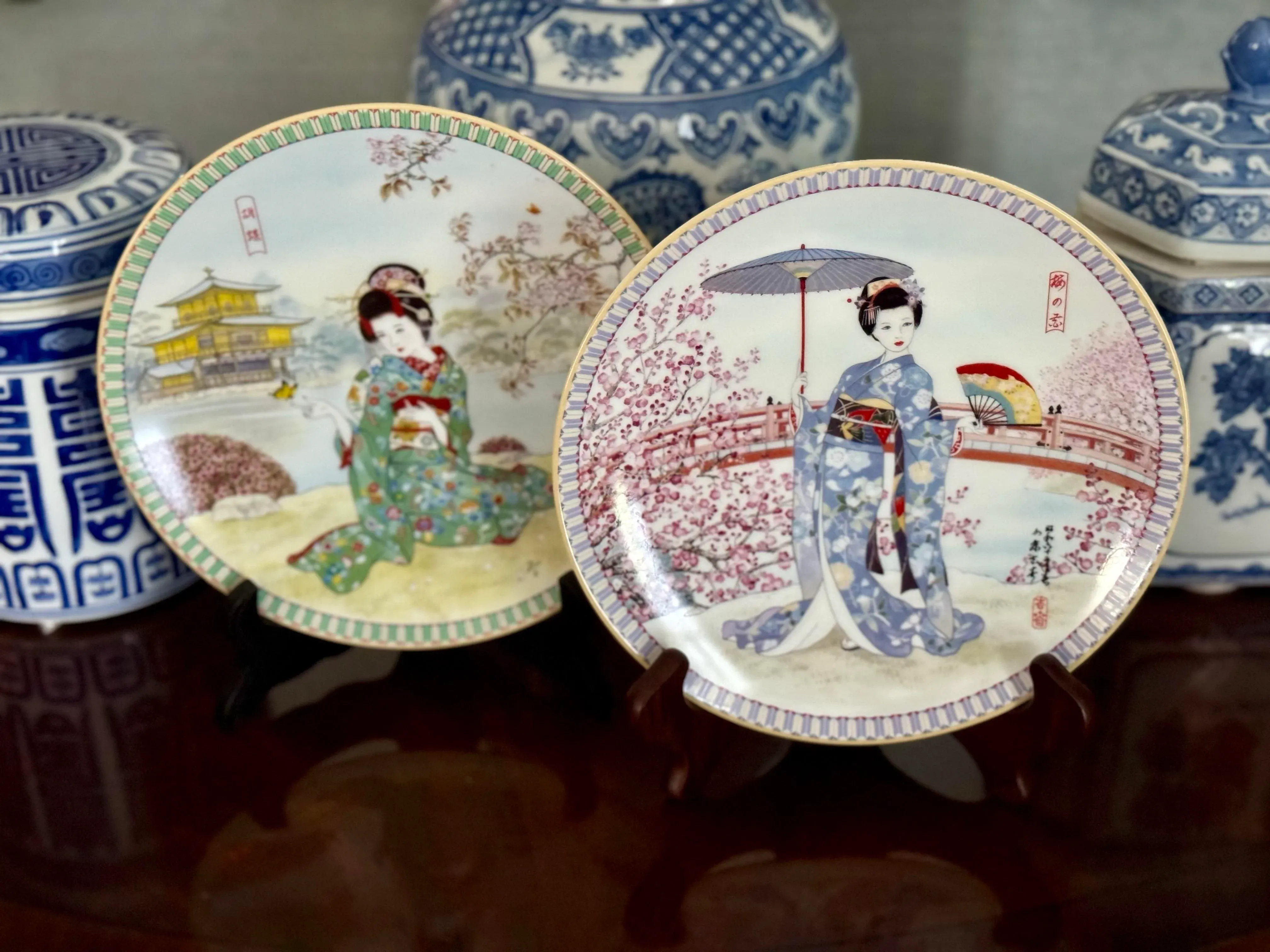 1988 and 1989 Ketsuzan-Kiln Poetic Visions of Japan Limited